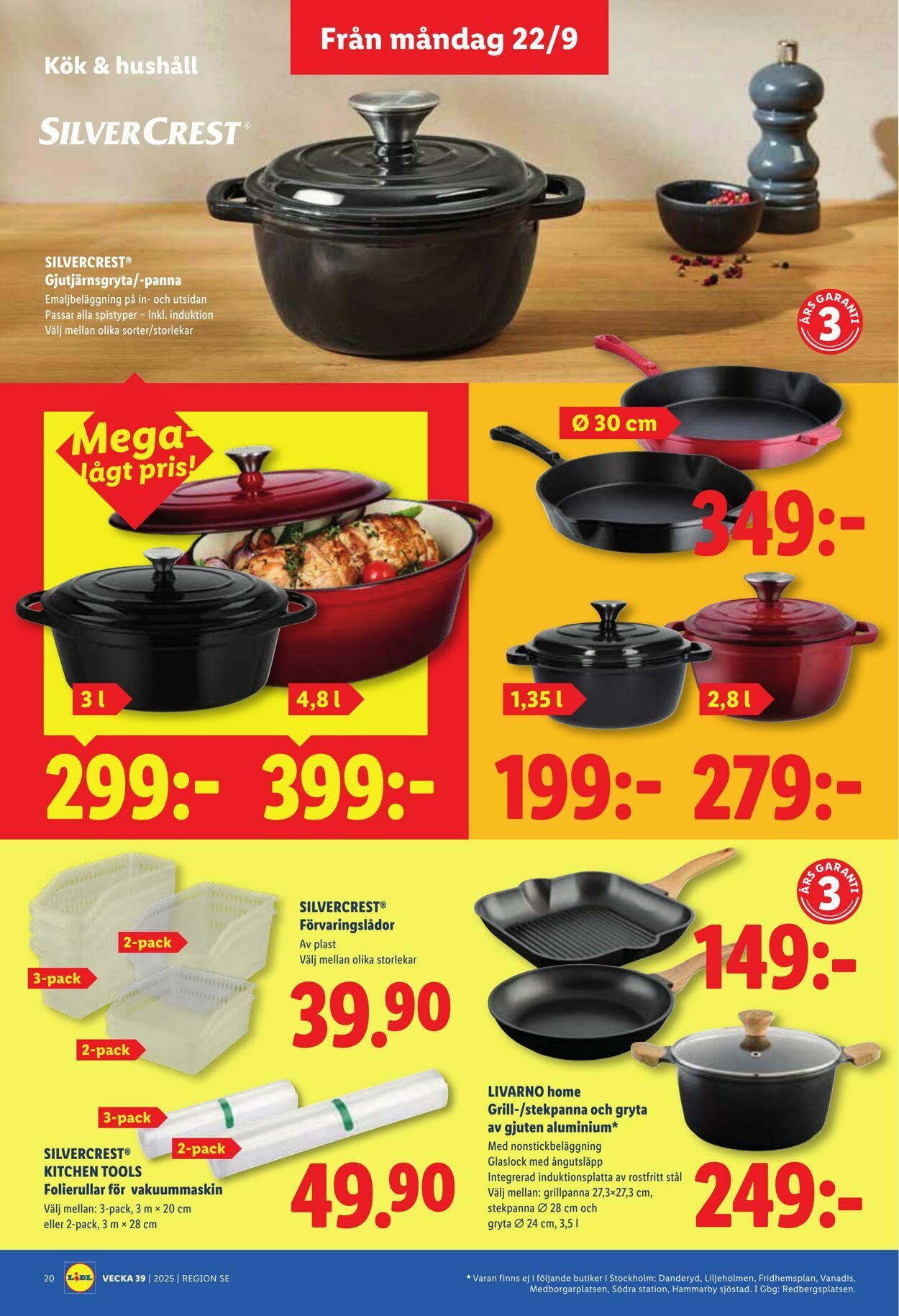 Erbjudanden Lidl 22.09.2025 - 28.09.2025