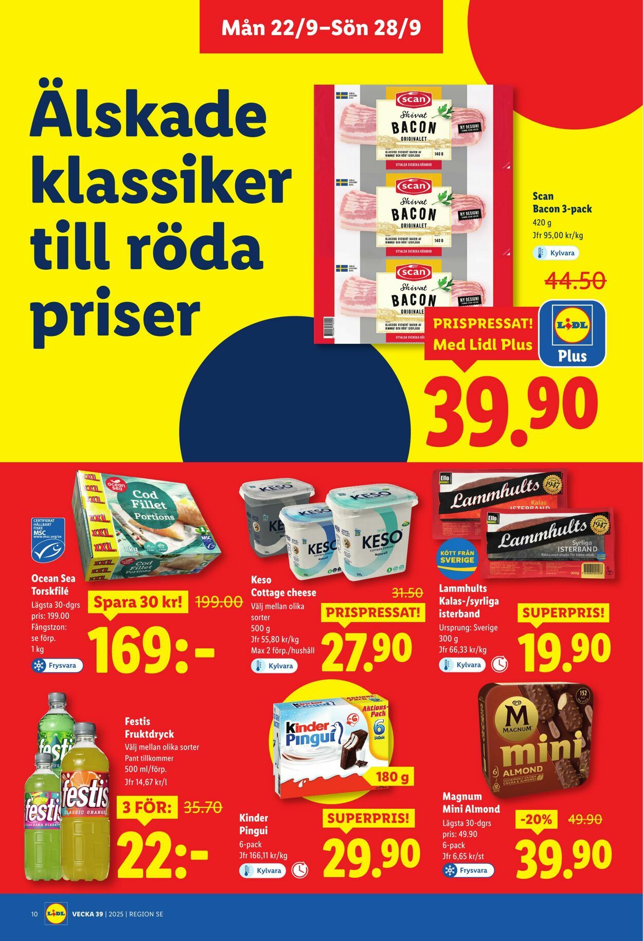 Erbjudanden Lidl 22.09.2025 - 28.09.2025