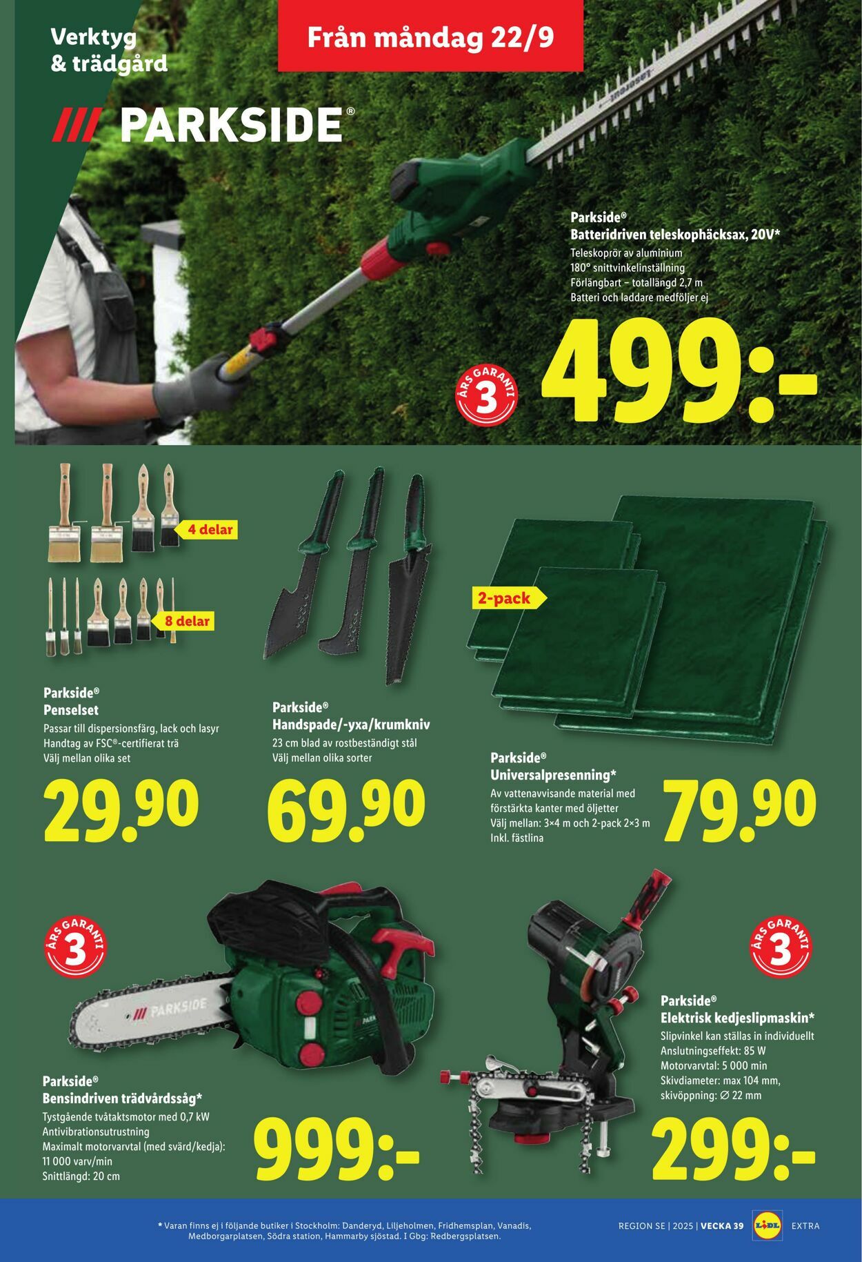 Erbjudanden Lidl 22.09.2025 - 28.09.2025