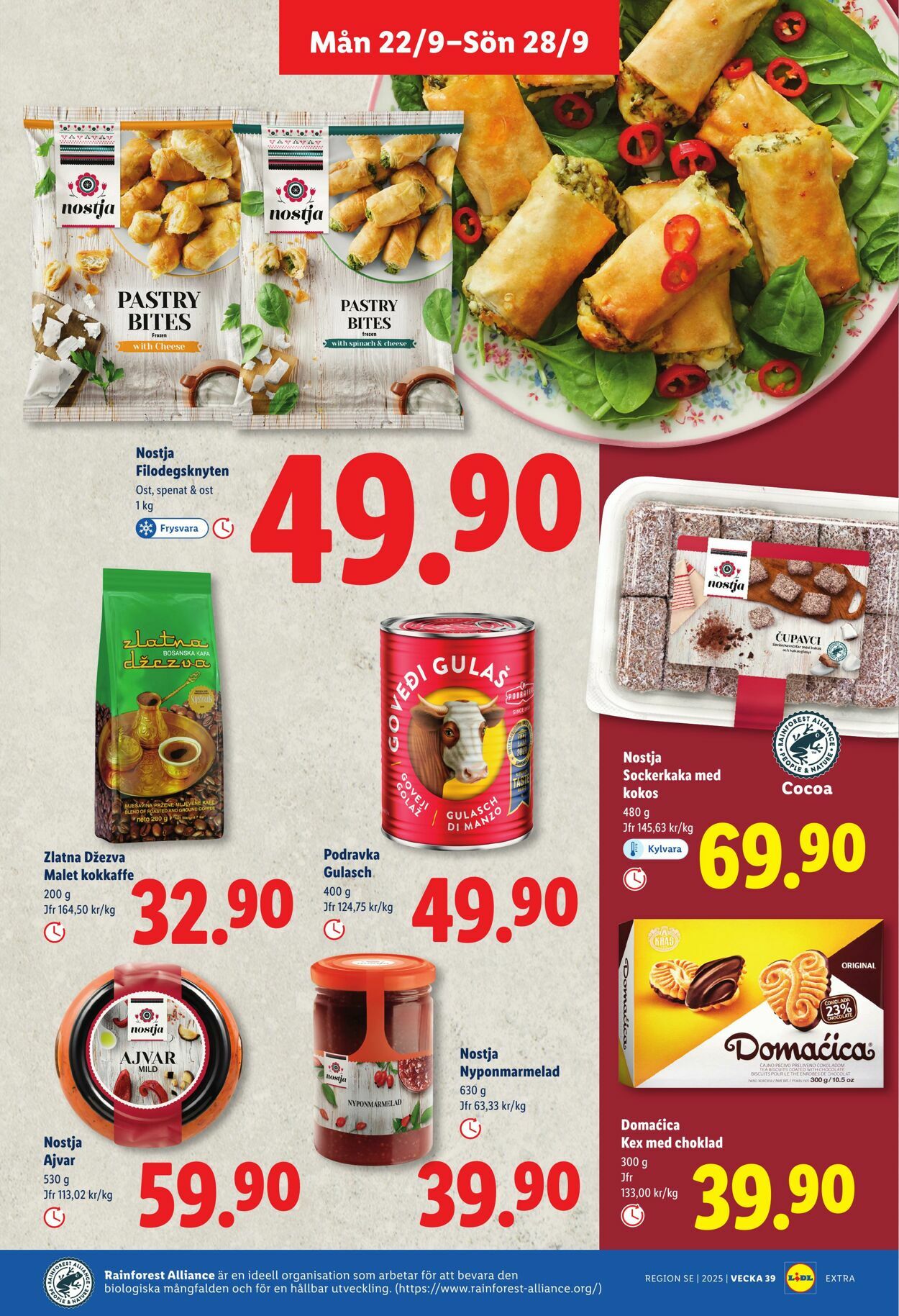 Erbjudanden Lidl 22.09.2025 - 28.09.2025