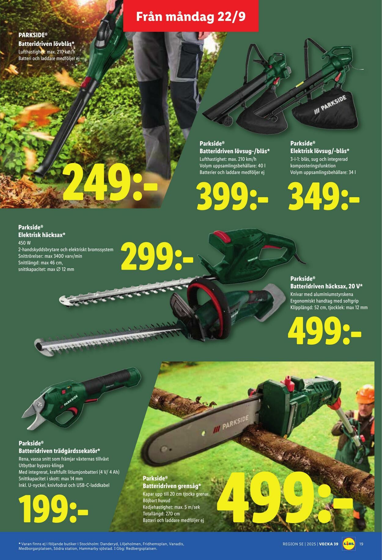 Erbjudanden Lidl 22.09.2025 - 28.09.2025