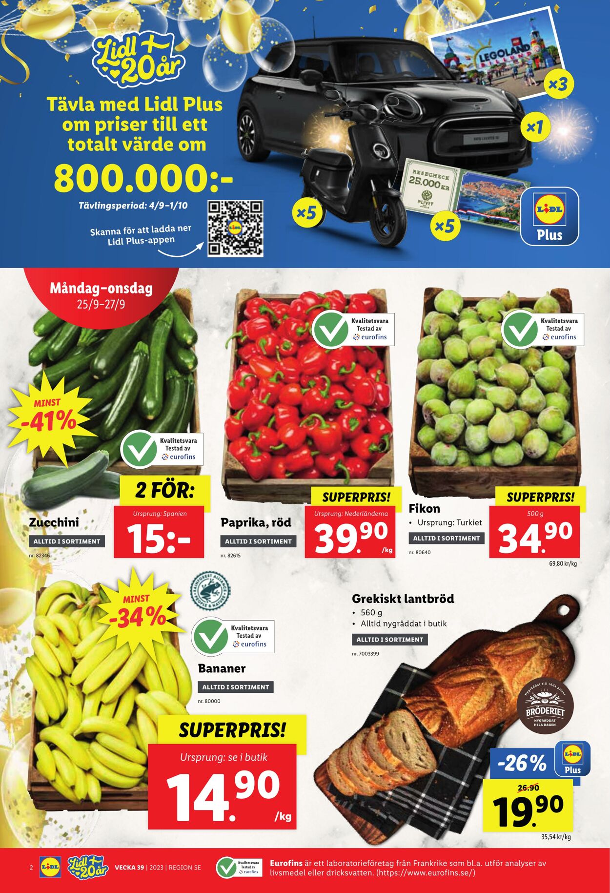 Erbjudanden Lidl 25.09.2023 - 01.10.2023