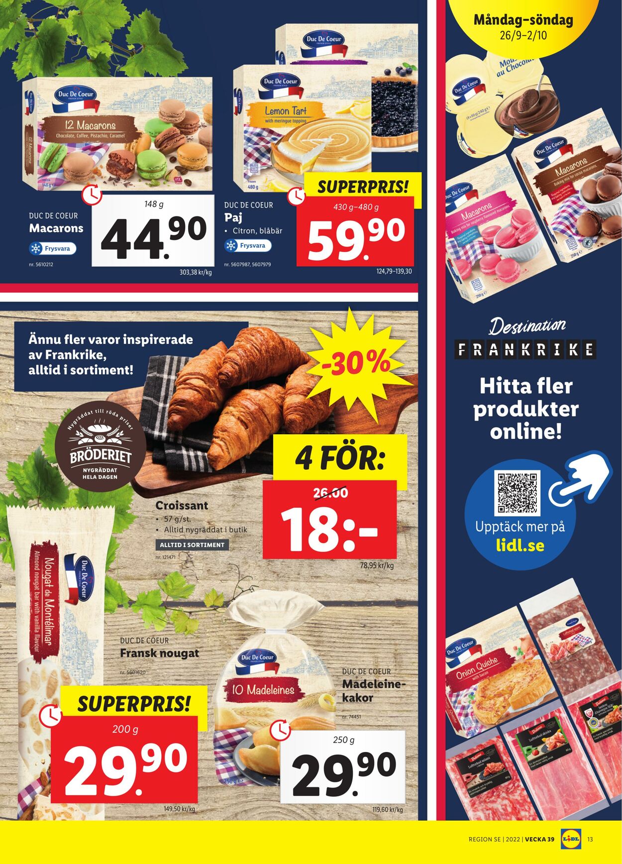 Erbjudanden Lidl 26.09.2022 - 02.10.2022