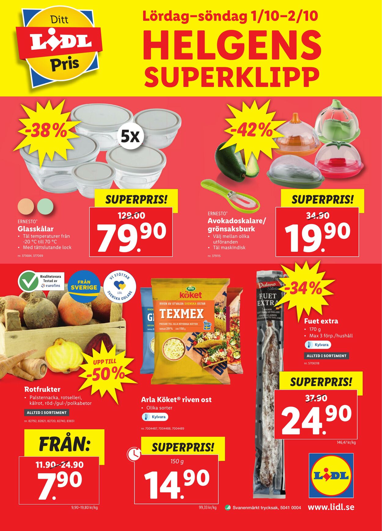 Erbjudanden Lidl 26.09.2022 - 02.10.2022