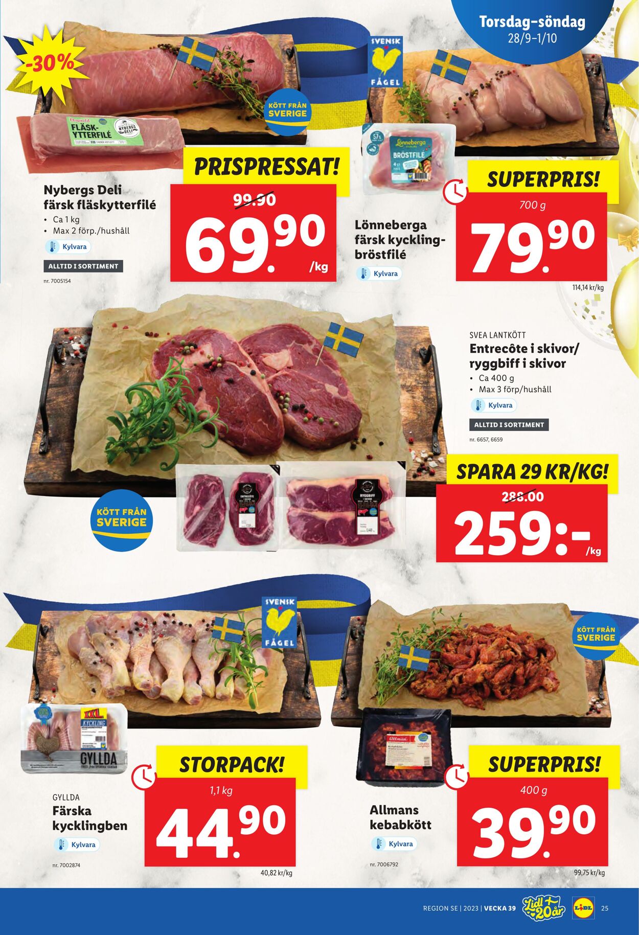 Erbjudanden Lidl 25.09.2023 - 01.10.2023