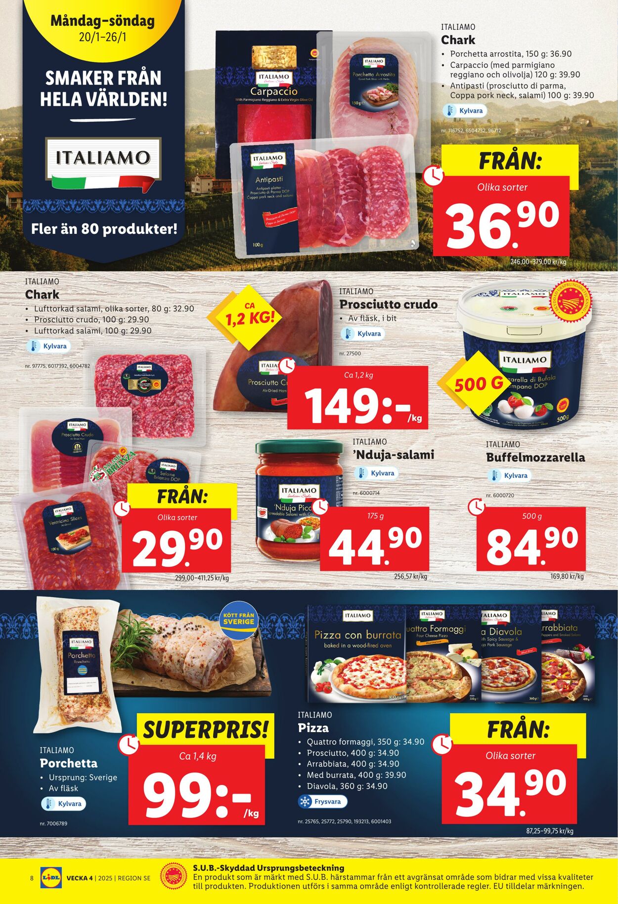 Erbjudanden Lidl 20.01.2025 - 26.01.2025