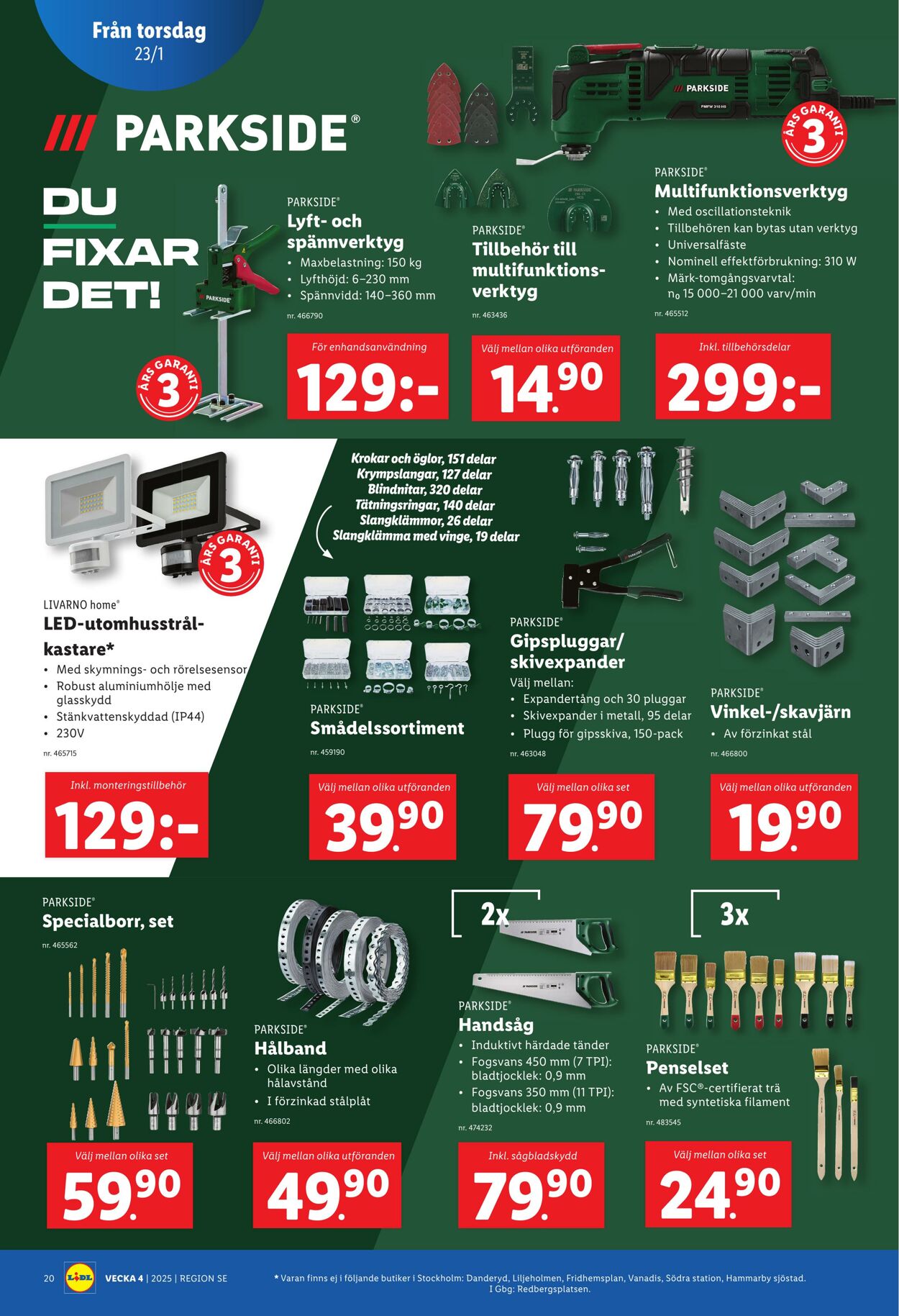 Erbjudanden Lidl 20.01.2025 - 26.01.2025