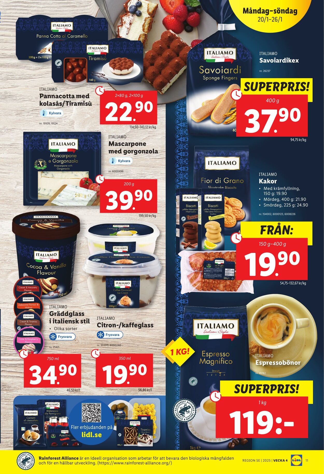 Erbjudanden Lidl 20.01.2025 - 26.01.2025