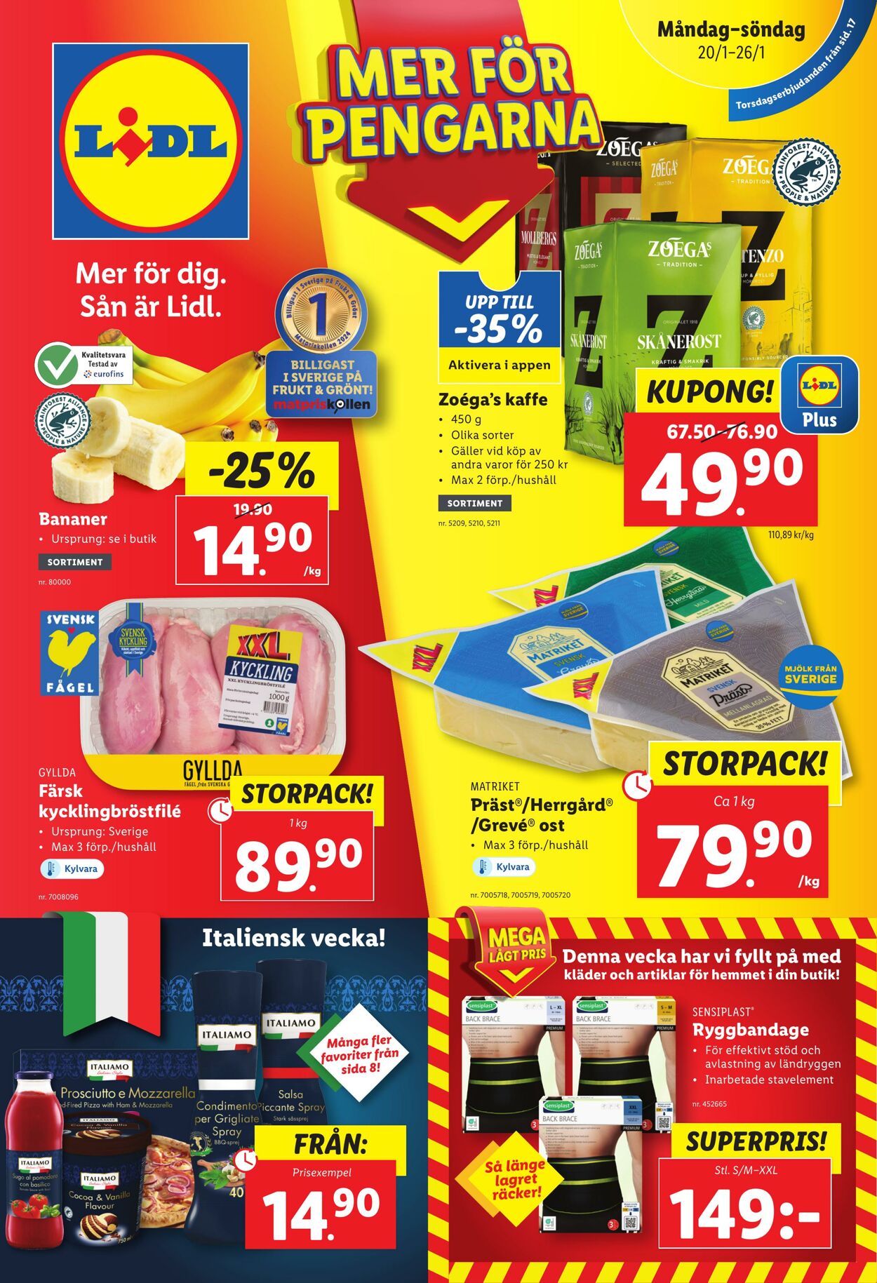 Erbjudanden Lidl 20.01.2025 - 26.01.2025