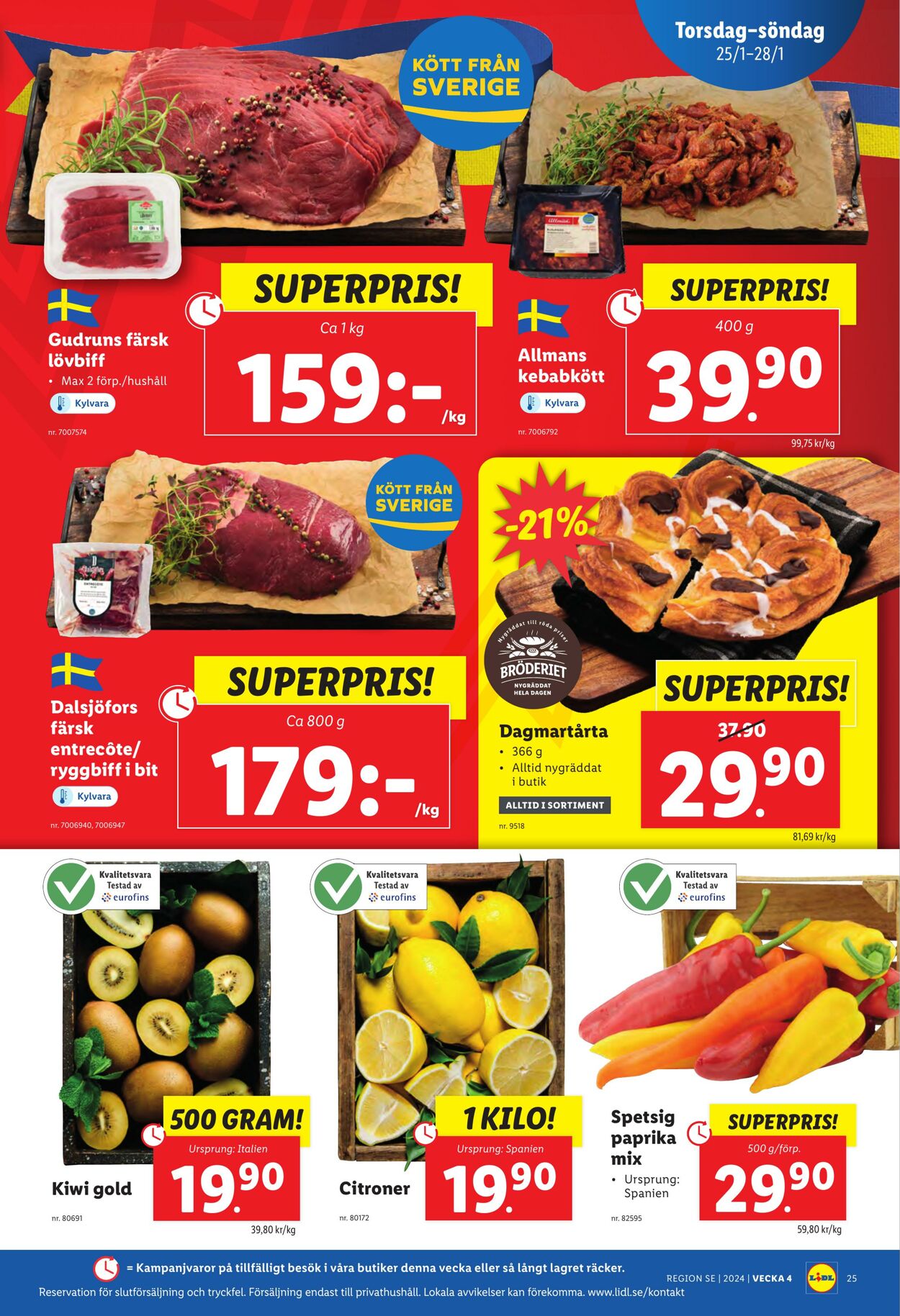 Erbjudanden Lidl 22.01.2024 - 28.01.2024