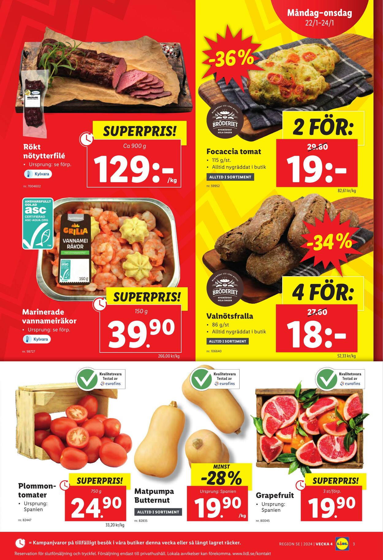 Erbjudanden Lidl 22.01.2024 - 28.01.2024