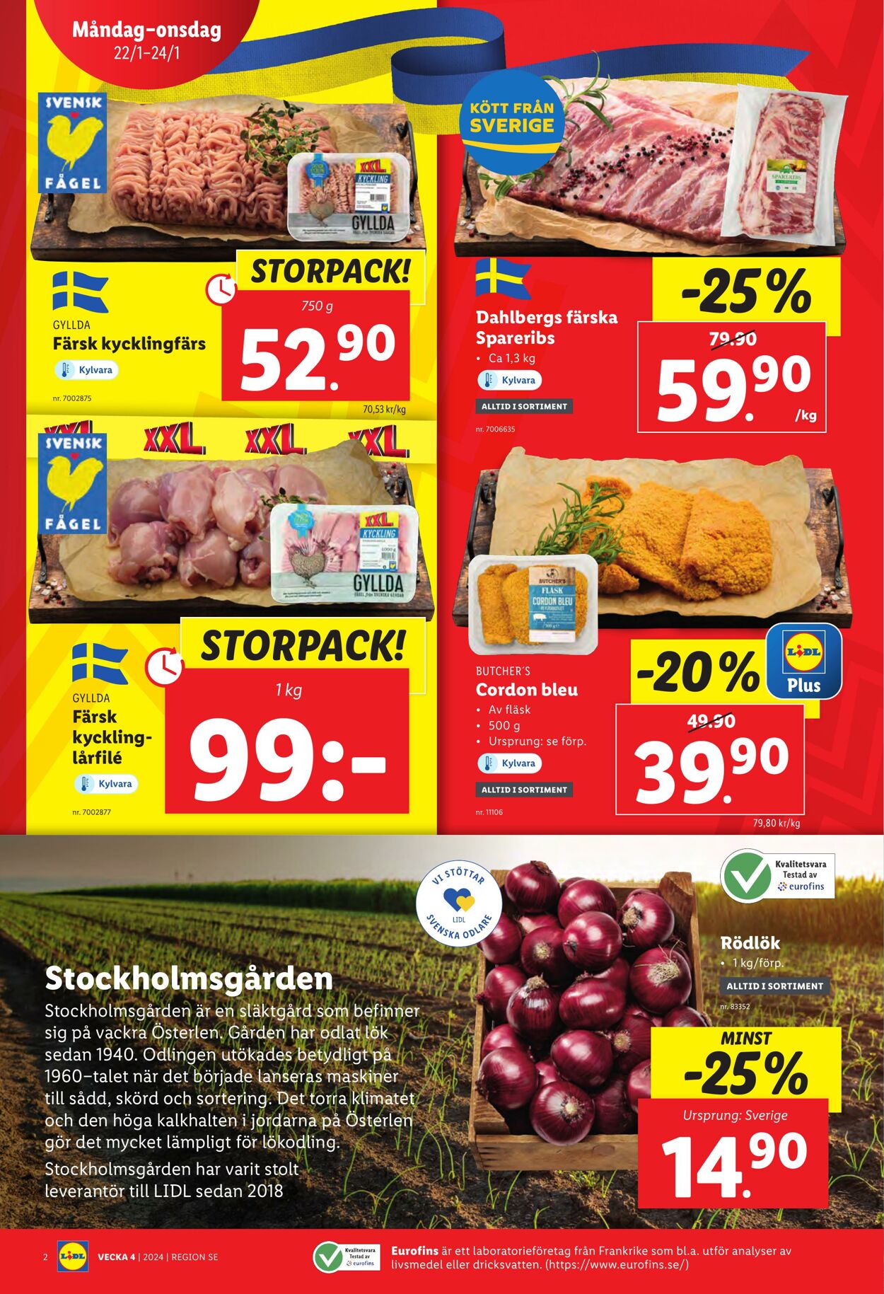 Erbjudanden Lidl 22.01.2024 - 28.01.2024