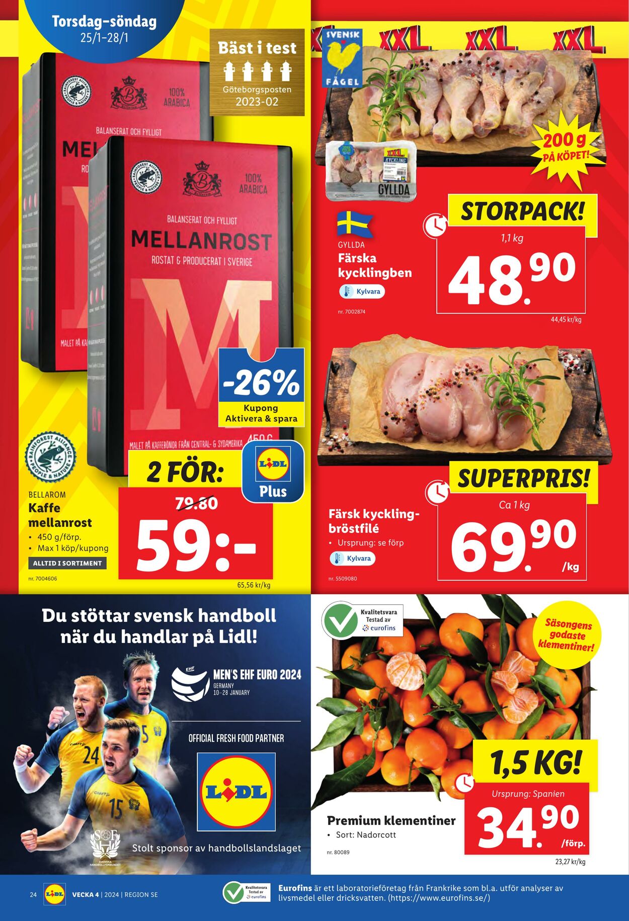 Erbjudanden Lidl 22.01.2024 - 28.01.2024