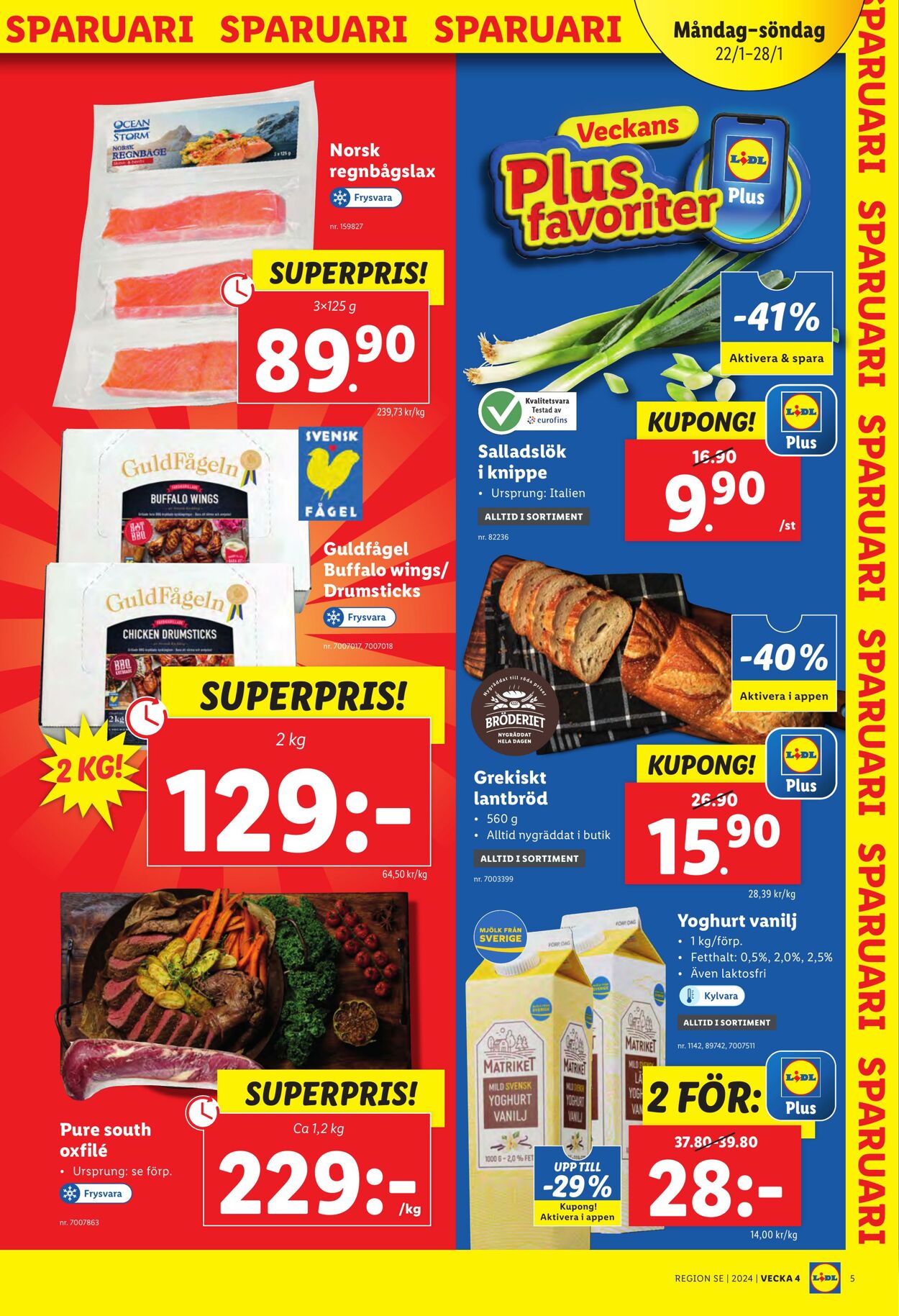 Erbjudanden Lidl 22.01.2024 - 28.01.2024