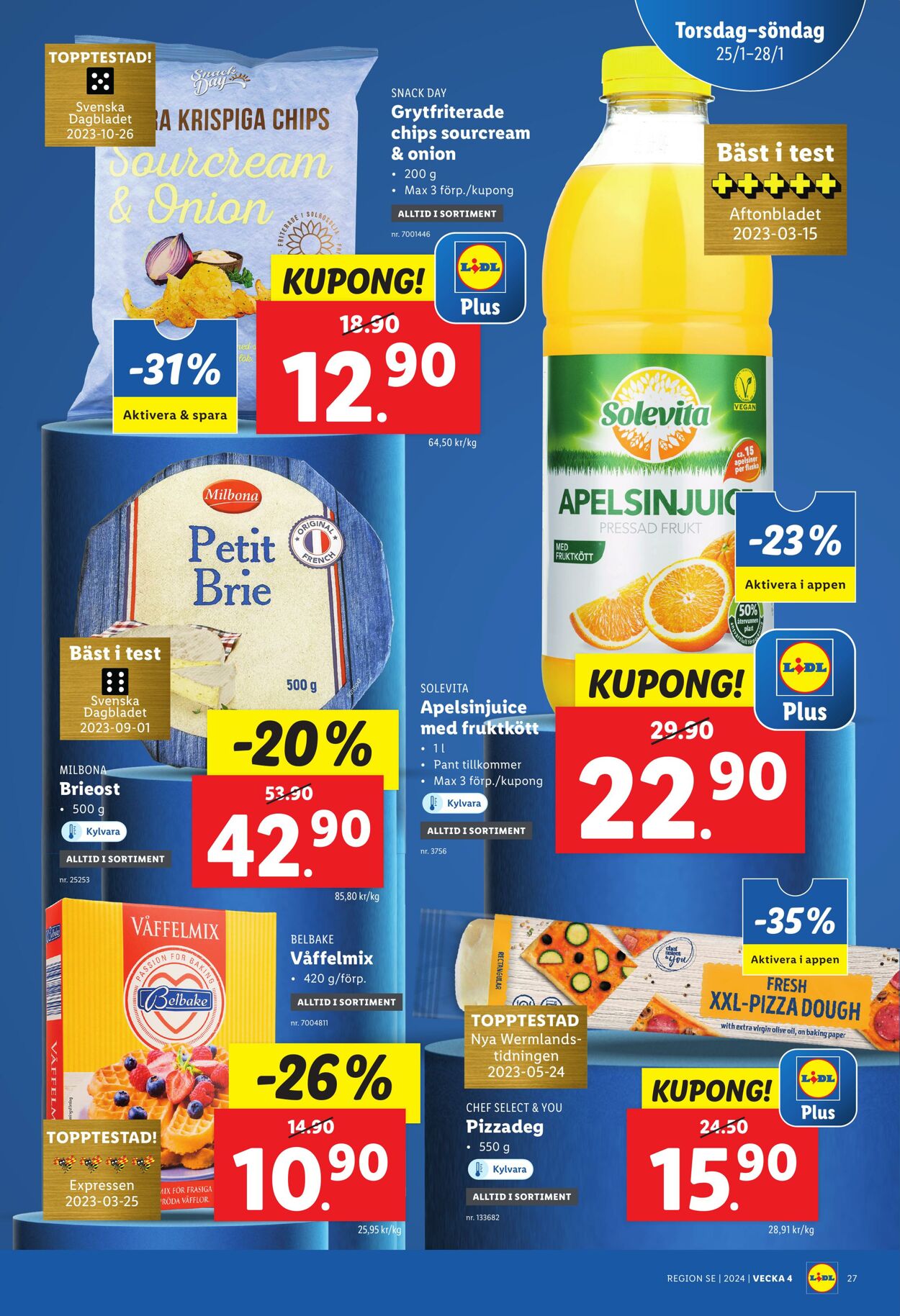 Erbjudanden Lidl 22.01.2024 - 28.01.2024