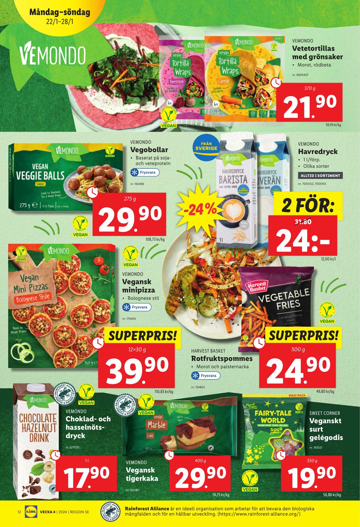 Erbjudanden Lidl 22.01.2024 - 28.01.2024