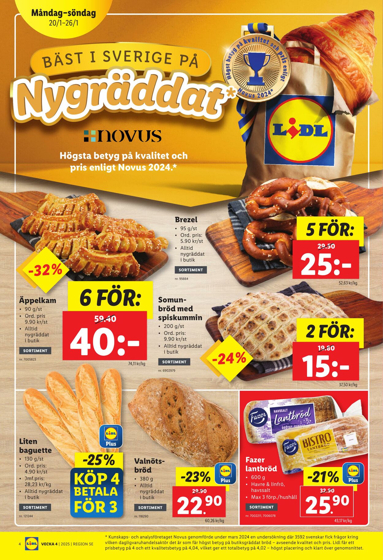 Erbjudanden Lidl 20.01.2025 - 26.01.2025