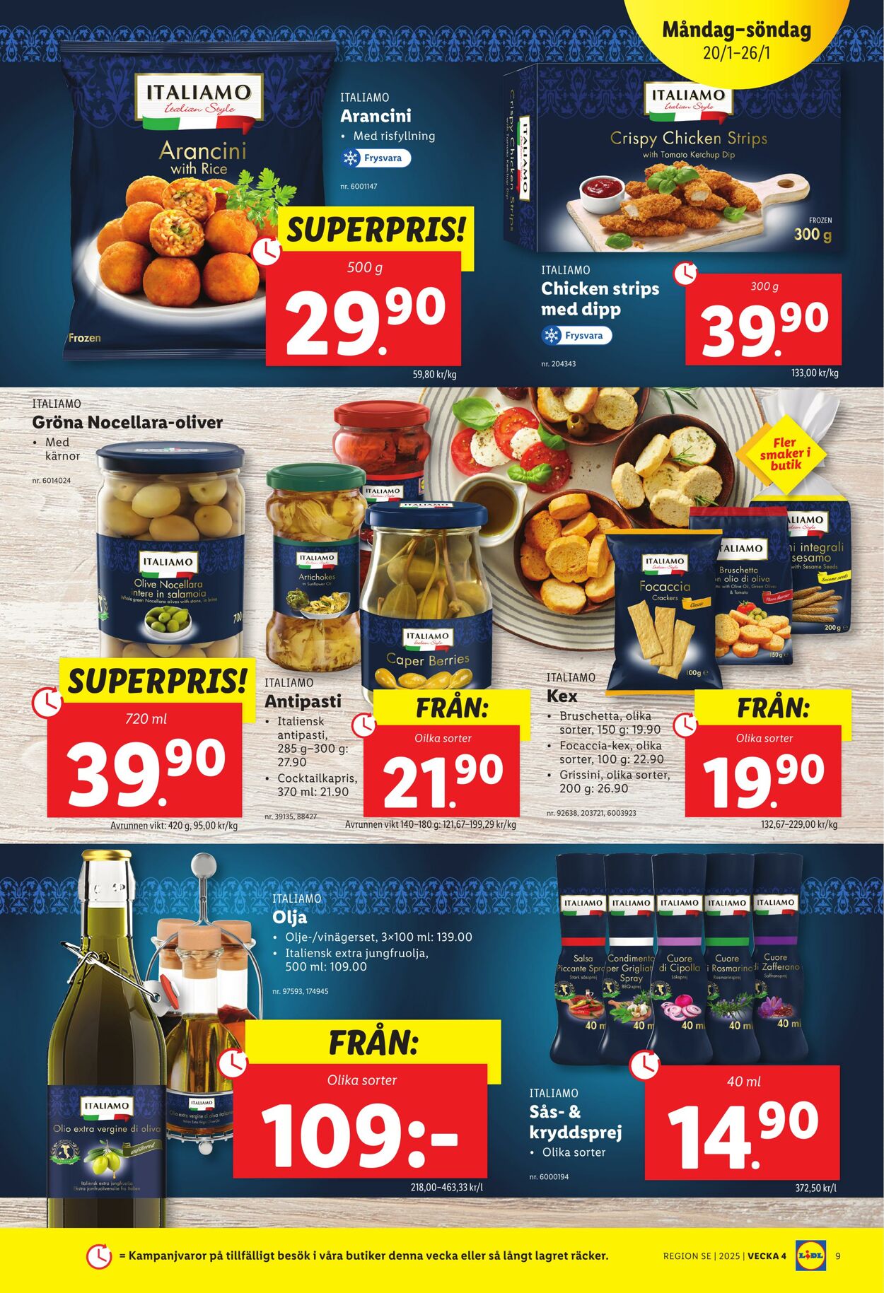 Erbjudanden Lidl 20.01.2025 - 26.01.2025