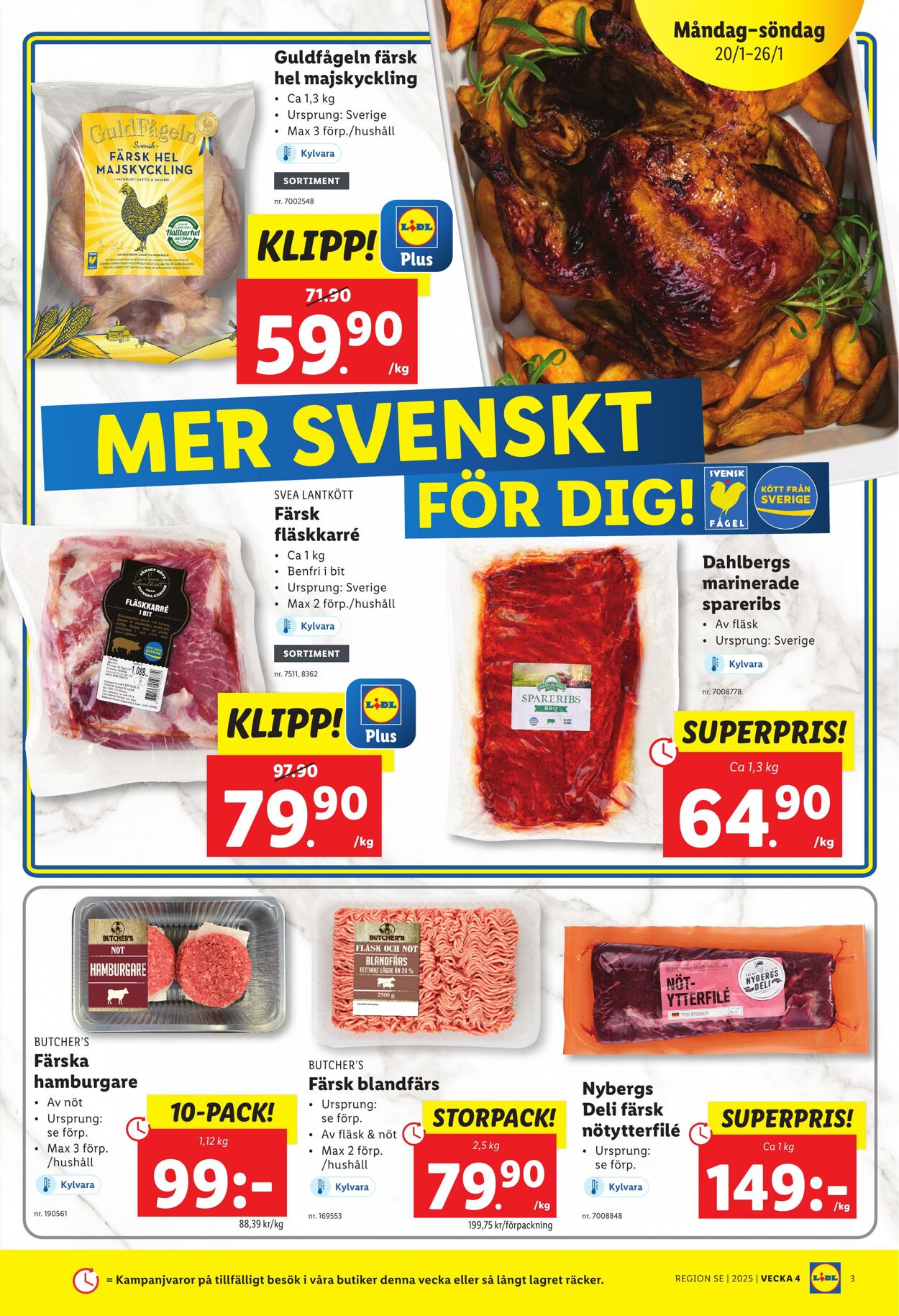 Erbjudanden Lidl 20.01.2025 - 26.01.2025