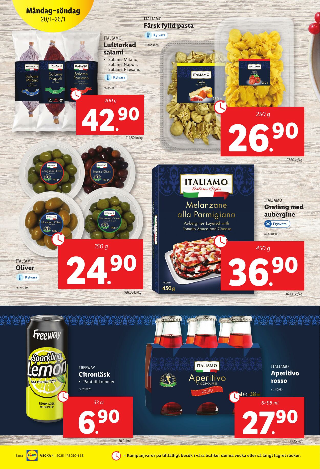 Erbjudanden Lidl 20.01.2025 - 26.01.2025