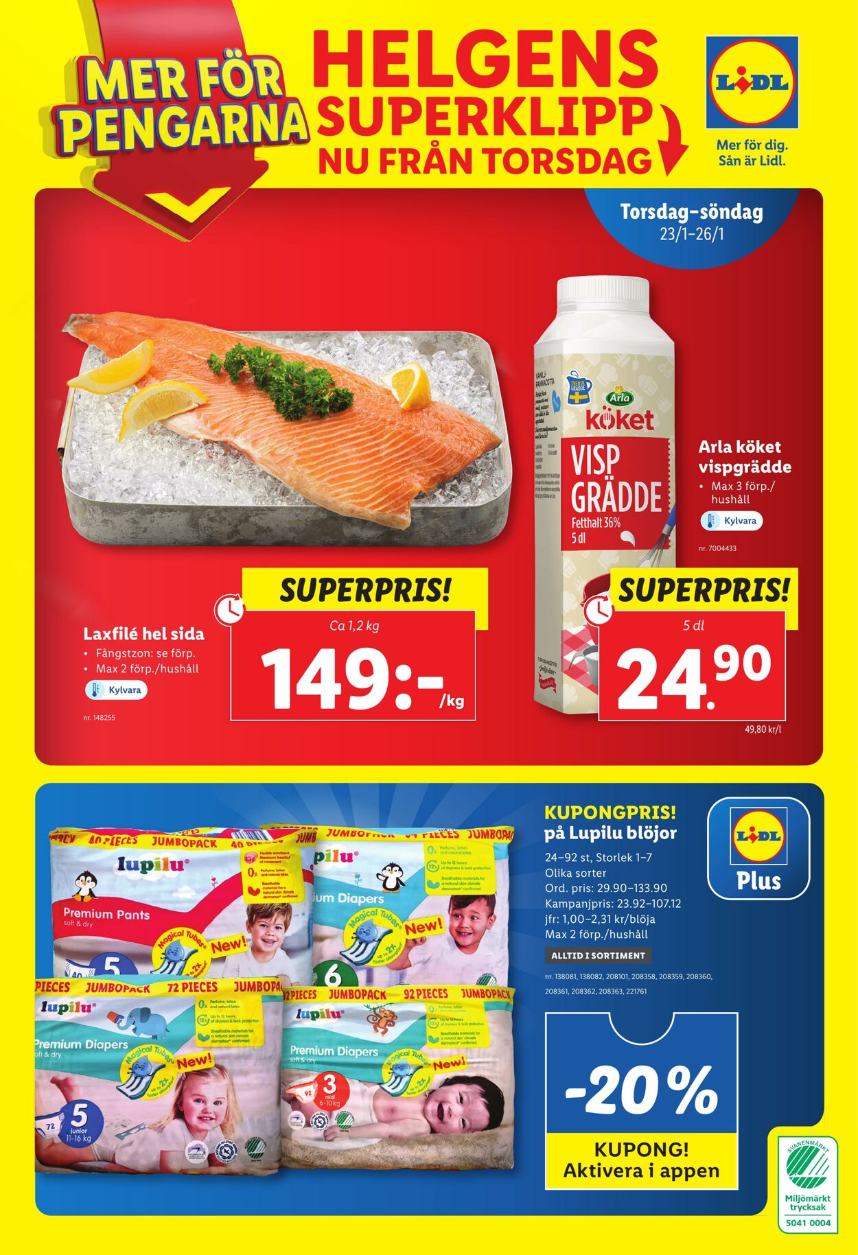 Erbjudanden Lidl 20.01.2025 - 26.01.2025