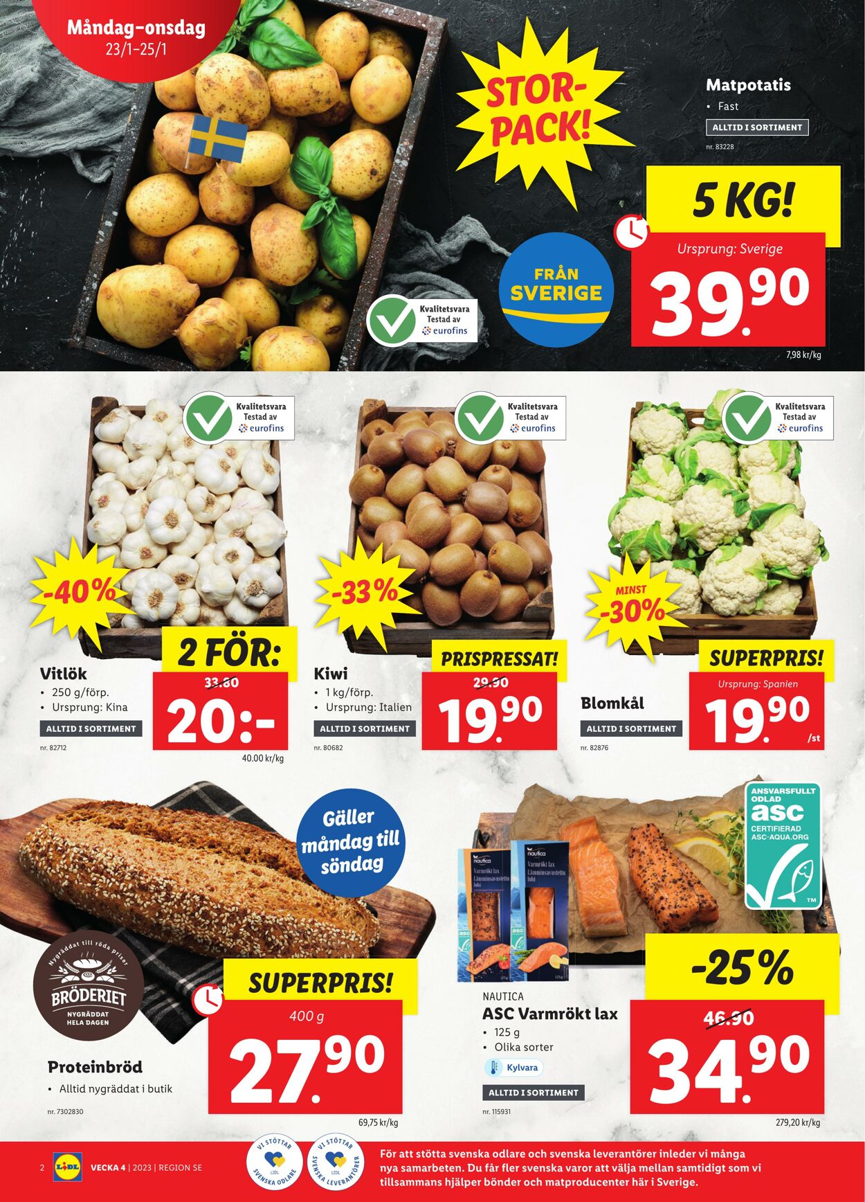 Erbjudanden Lidl 23.01.2023 - 29.01.2023