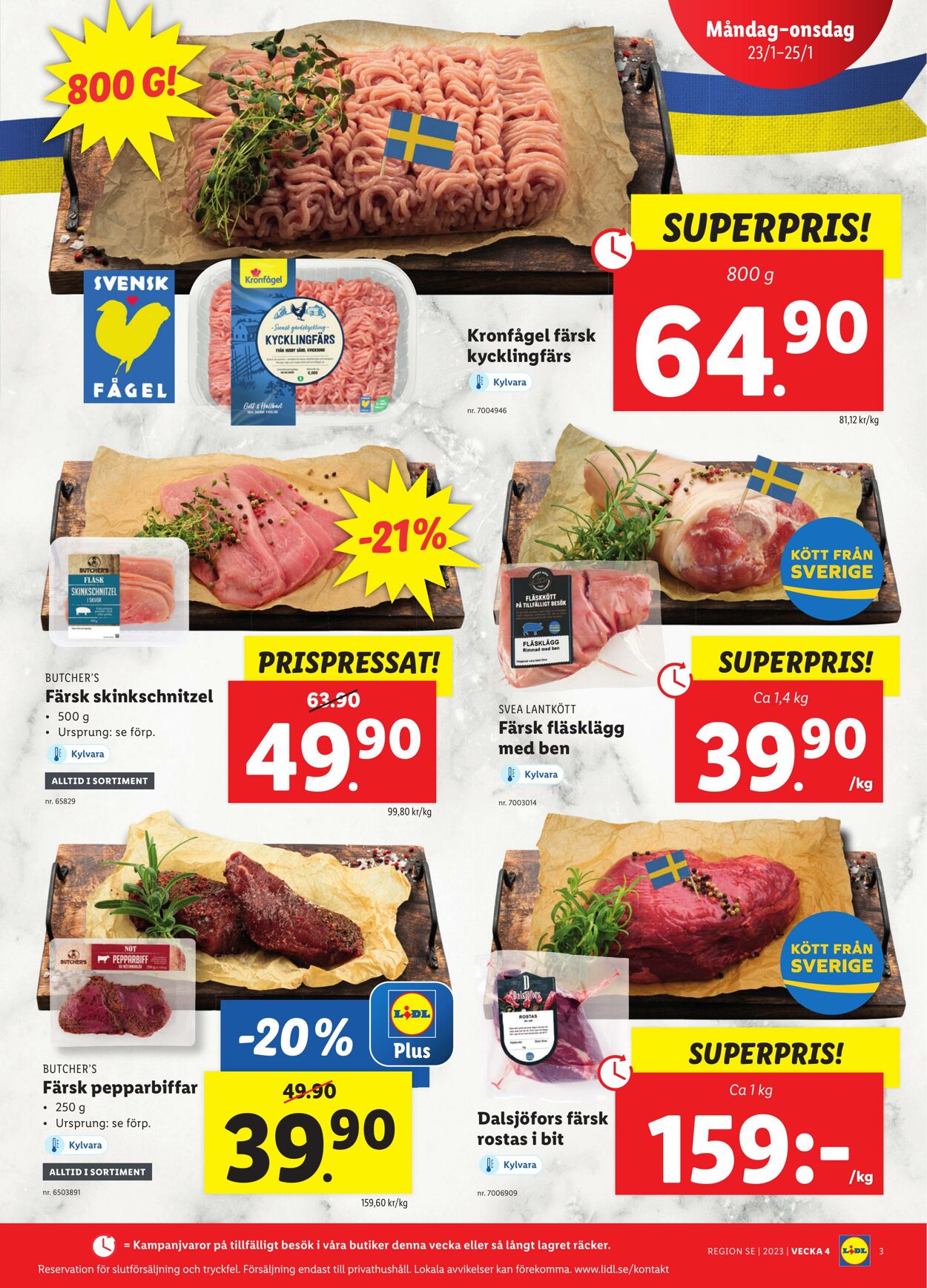 Erbjudanden Lidl 23.01.2023 - 29.01.2023