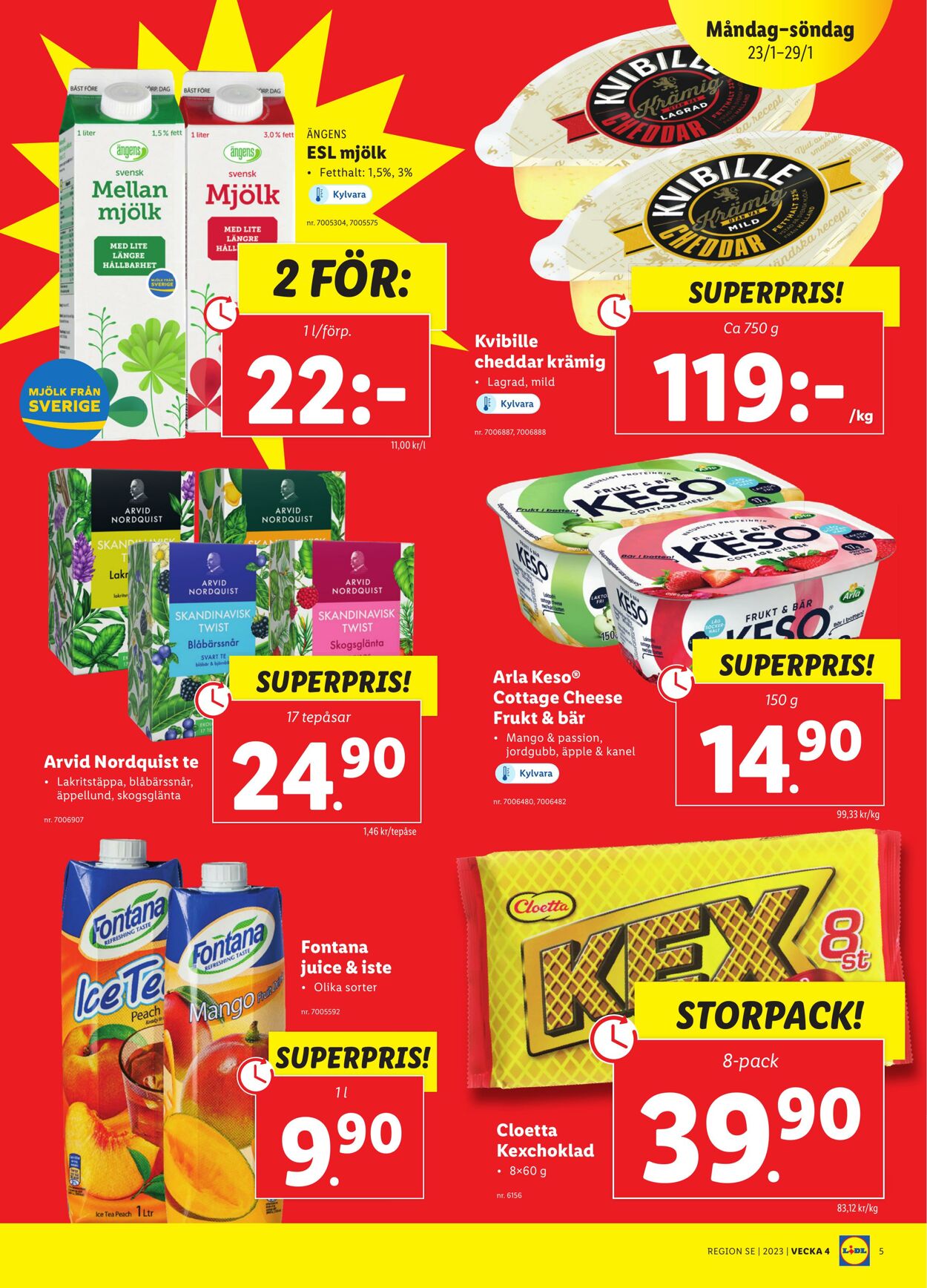 Erbjudanden Lidl 23.01.2023 - 29.01.2023