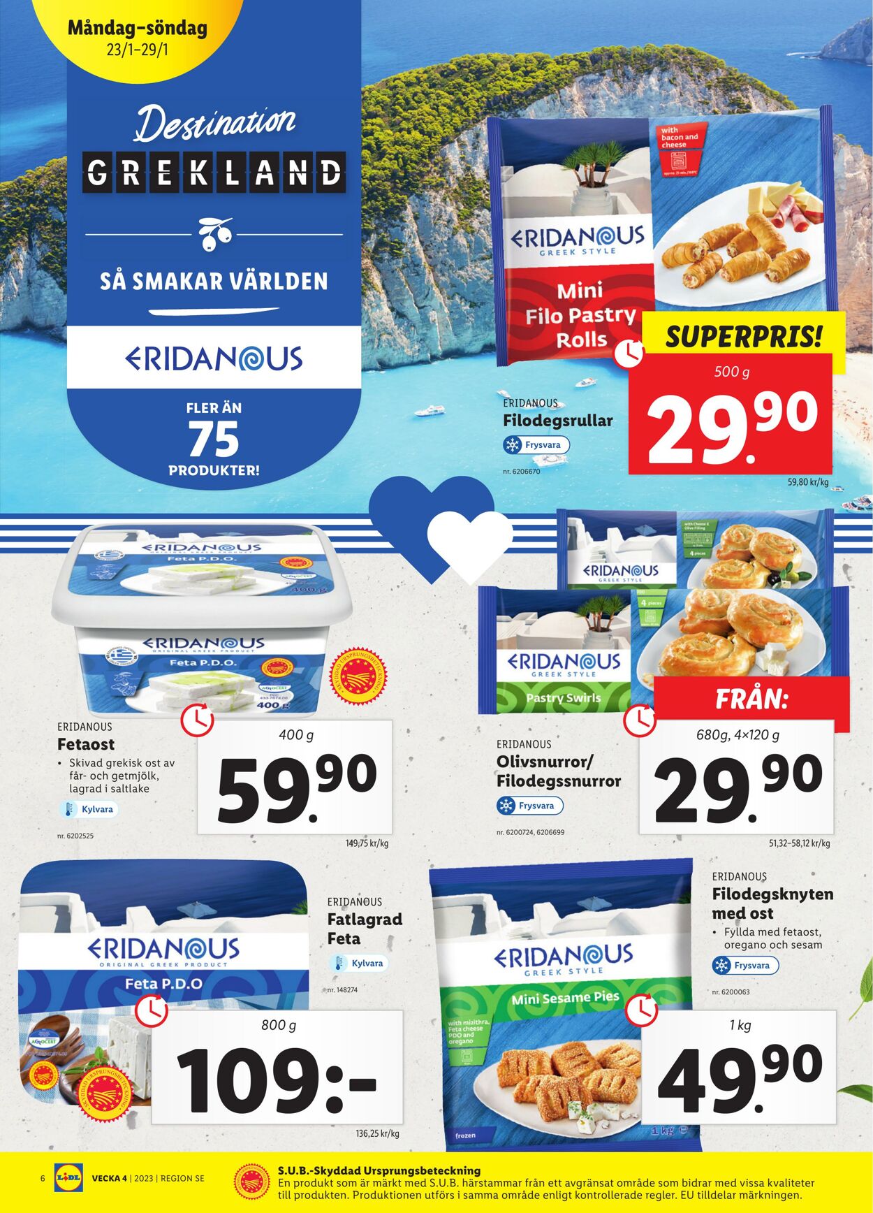 Erbjudanden Lidl 23.01.2023 - 29.01.2023