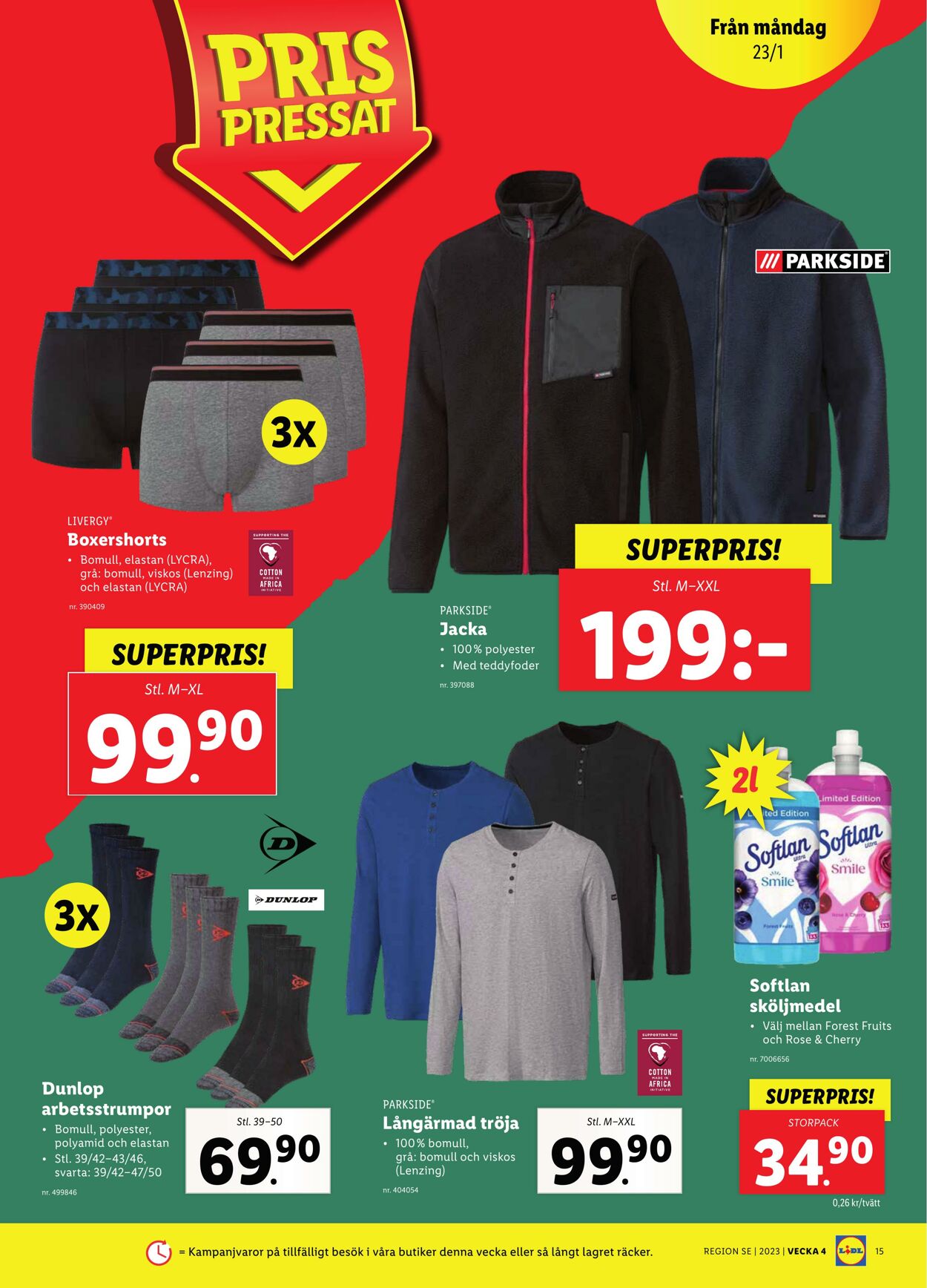 Erbjudanden Lidl 23.01.2023 - 29.01.2023