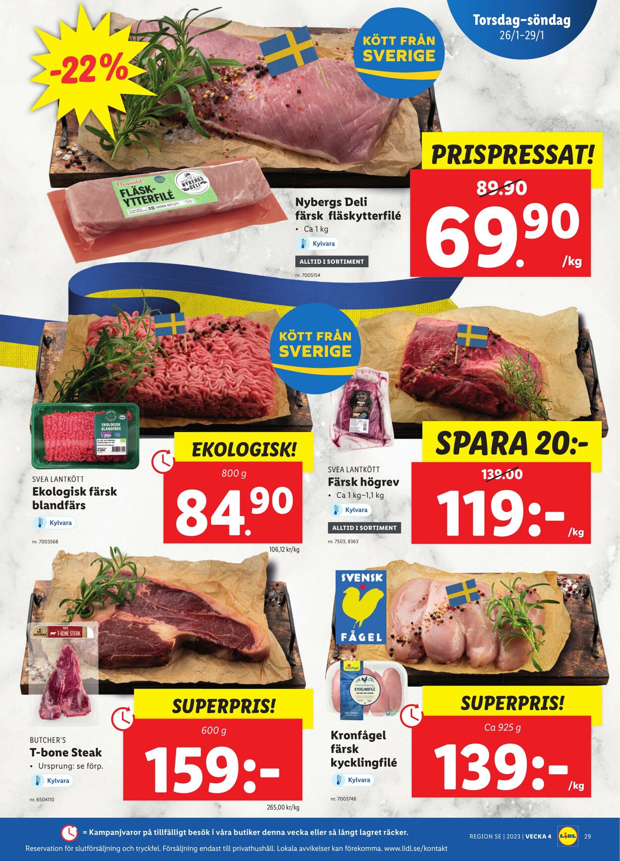 Erbjudanden Lidl 23.01.2023 - 29.01.2023