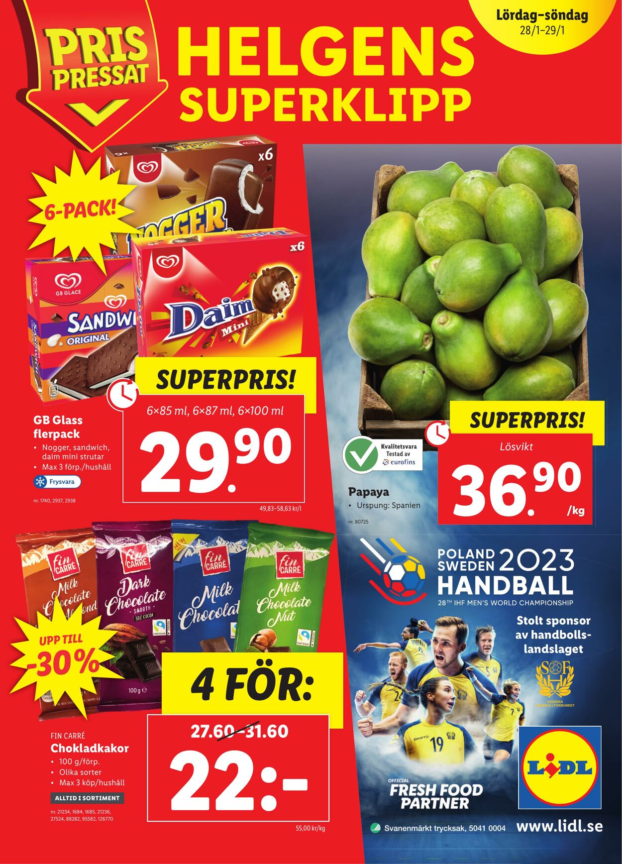 Erbjudanden Lidl 23.01.2023 - 29.01.2023