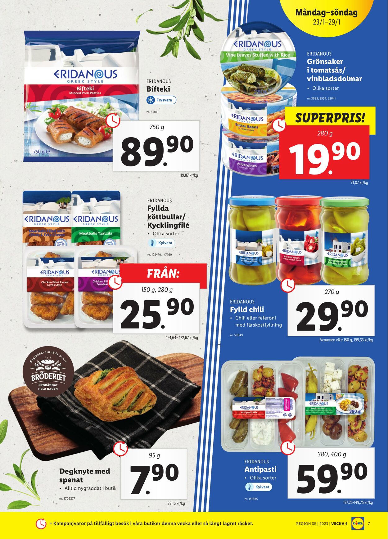 Erbjudanden Lidl 23.01.2023 - 29.01.2023