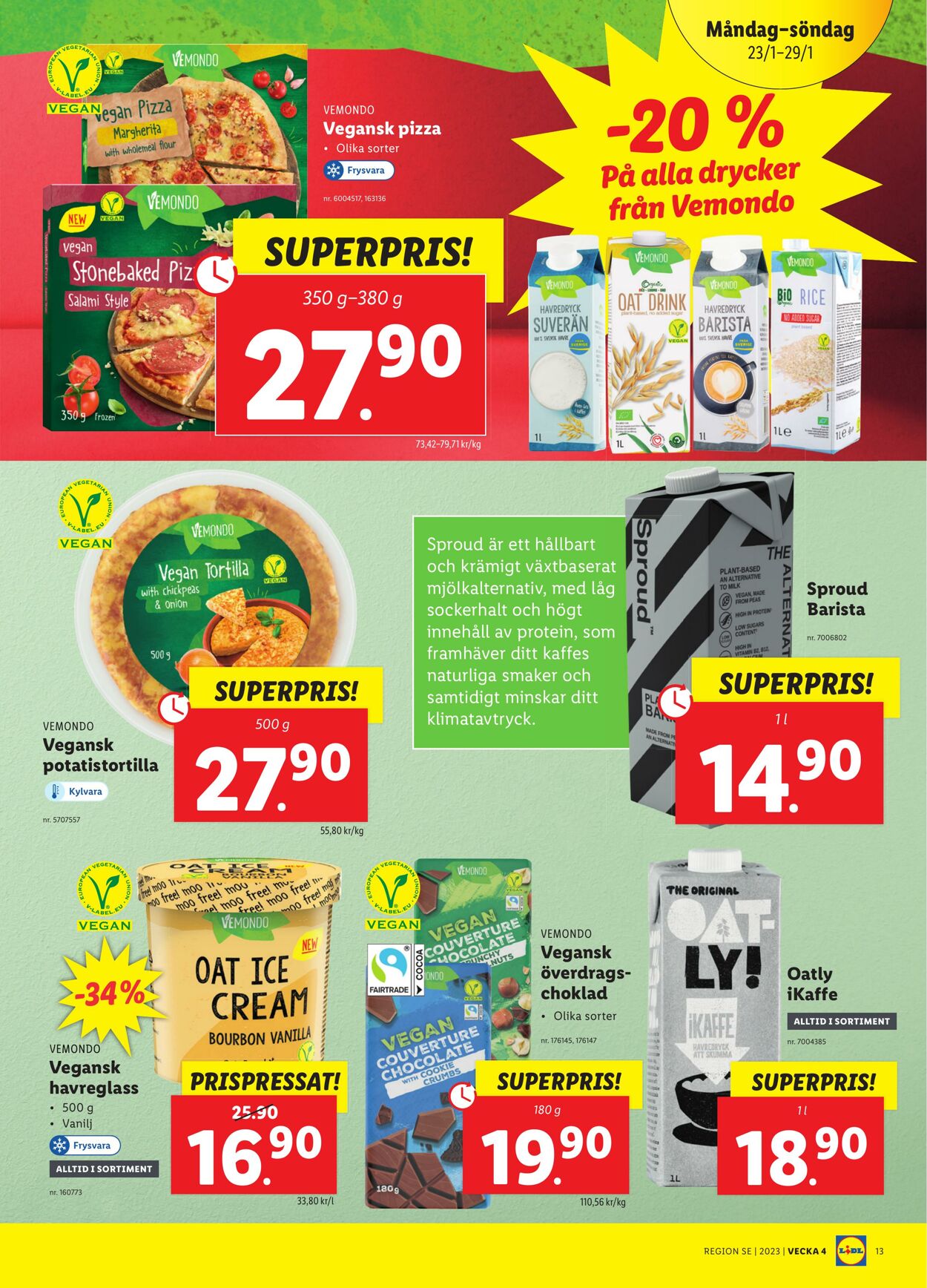 Erbjudanden Lidl 23.01.2023 - 29.01.2023