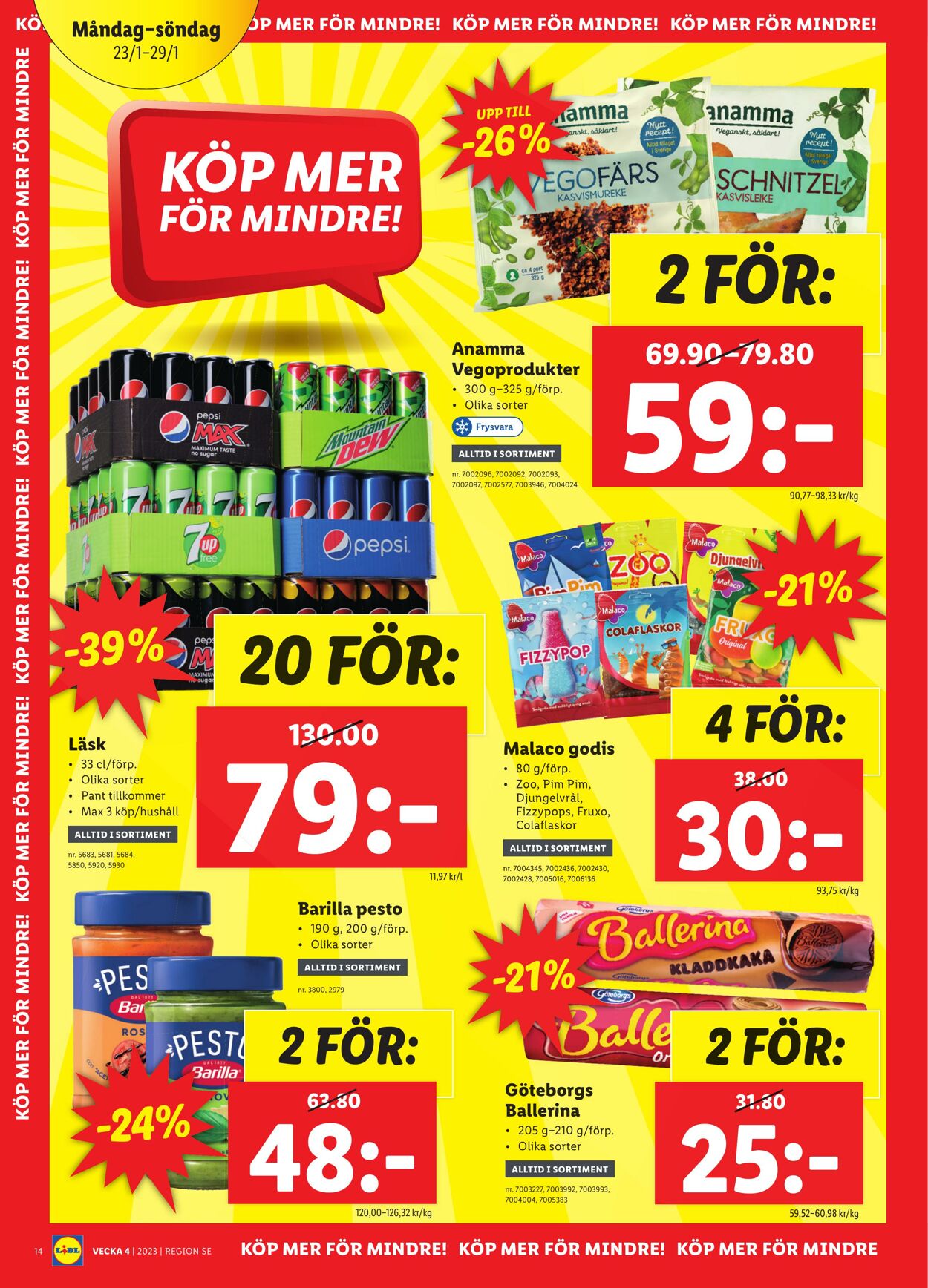 Erbjudanden Lidl 23.01.2023 - 29.01.2023