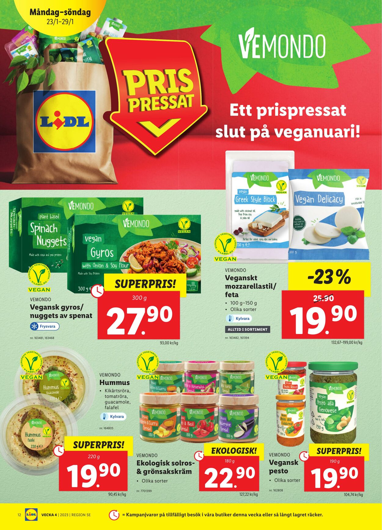 Erbjudanden Lidl 23.01.2023 - 29.01.2023