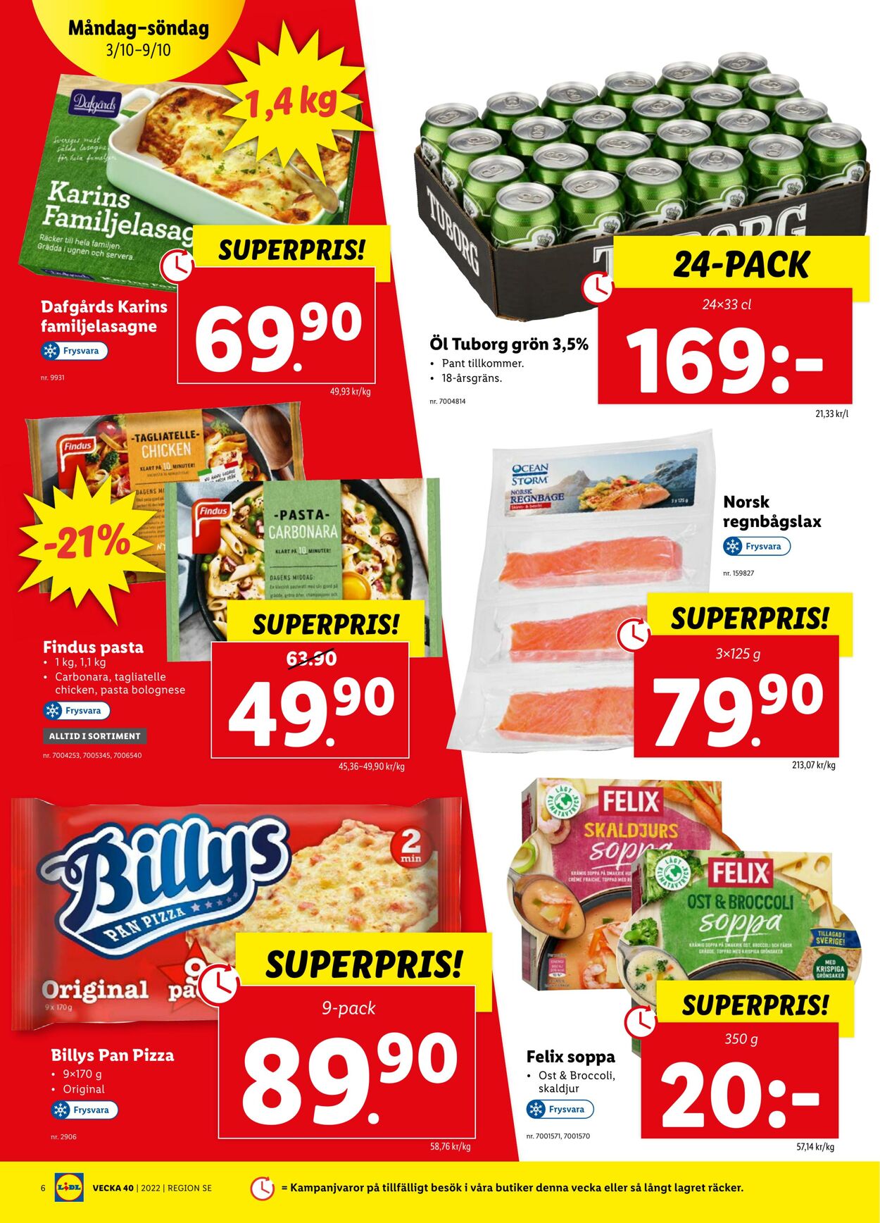 Erbjudanden Lidl 03.10.2022 - 09.10.2022