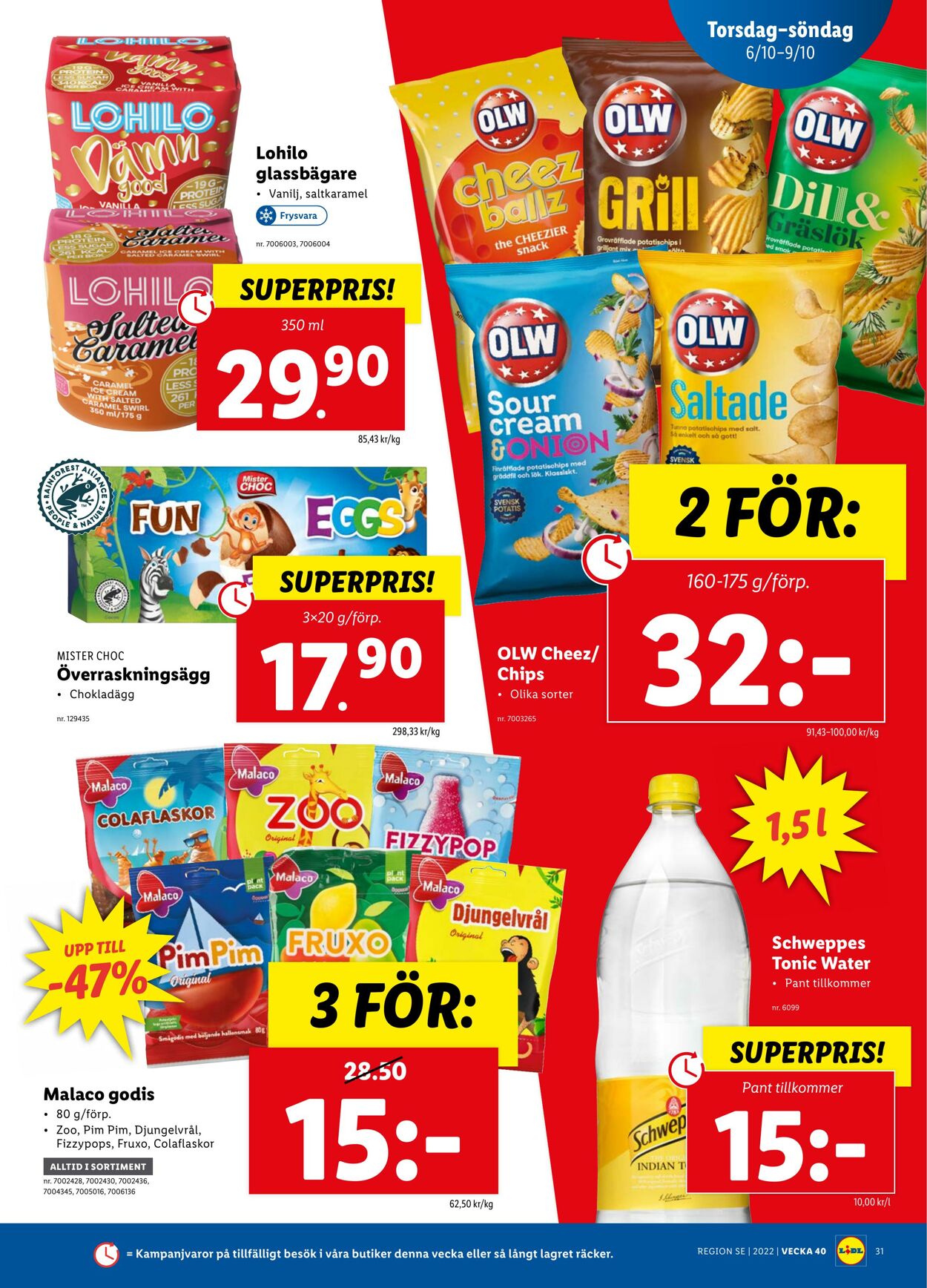 Erbjudanden Lidl 03.10.2022 - 09.10.2022