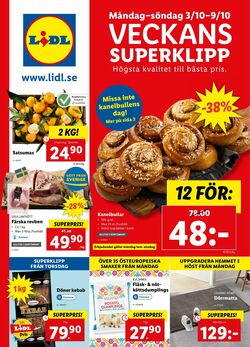 Erbjudanden Lidl 03.10.2022 - 09.10.2022