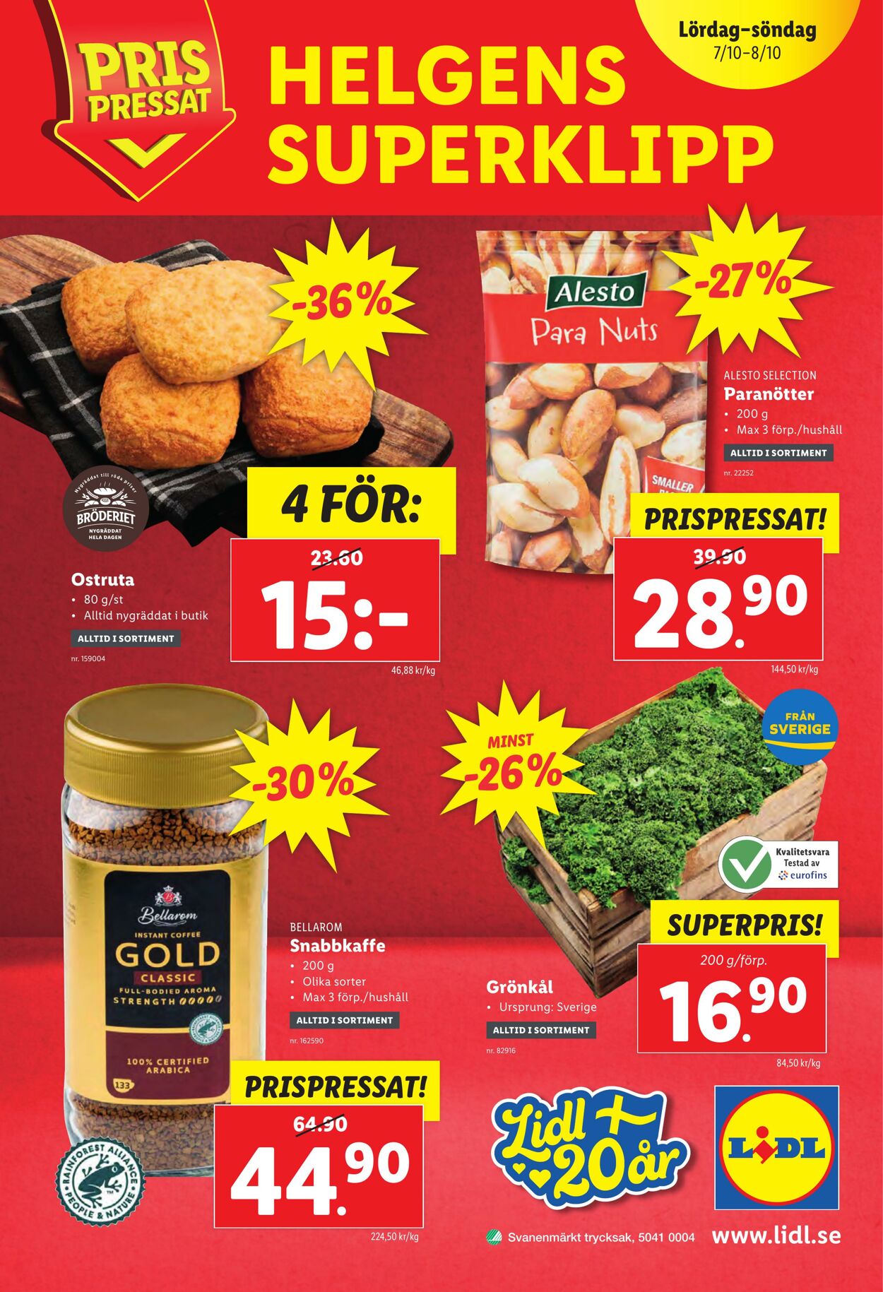 Erbjudanden Lidl 02.10.2023 - 08.10.2023