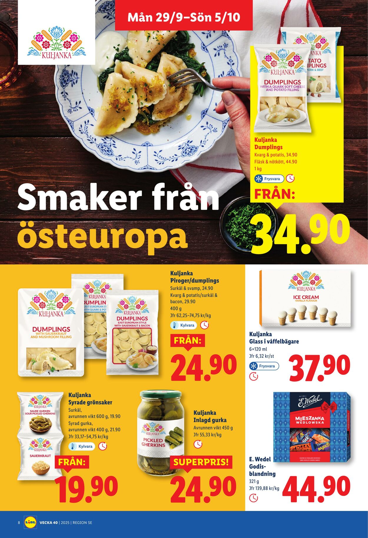 Erbjudanden Lidl 29.09.2025 - 05.10.2025