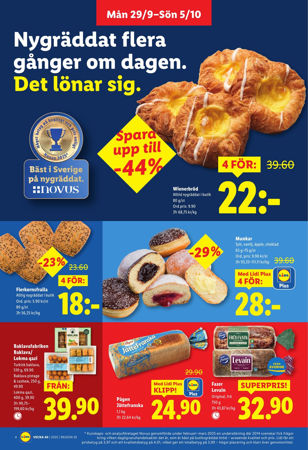 Erbjudanden Lidl 29.09.2025 - 05.10.2025