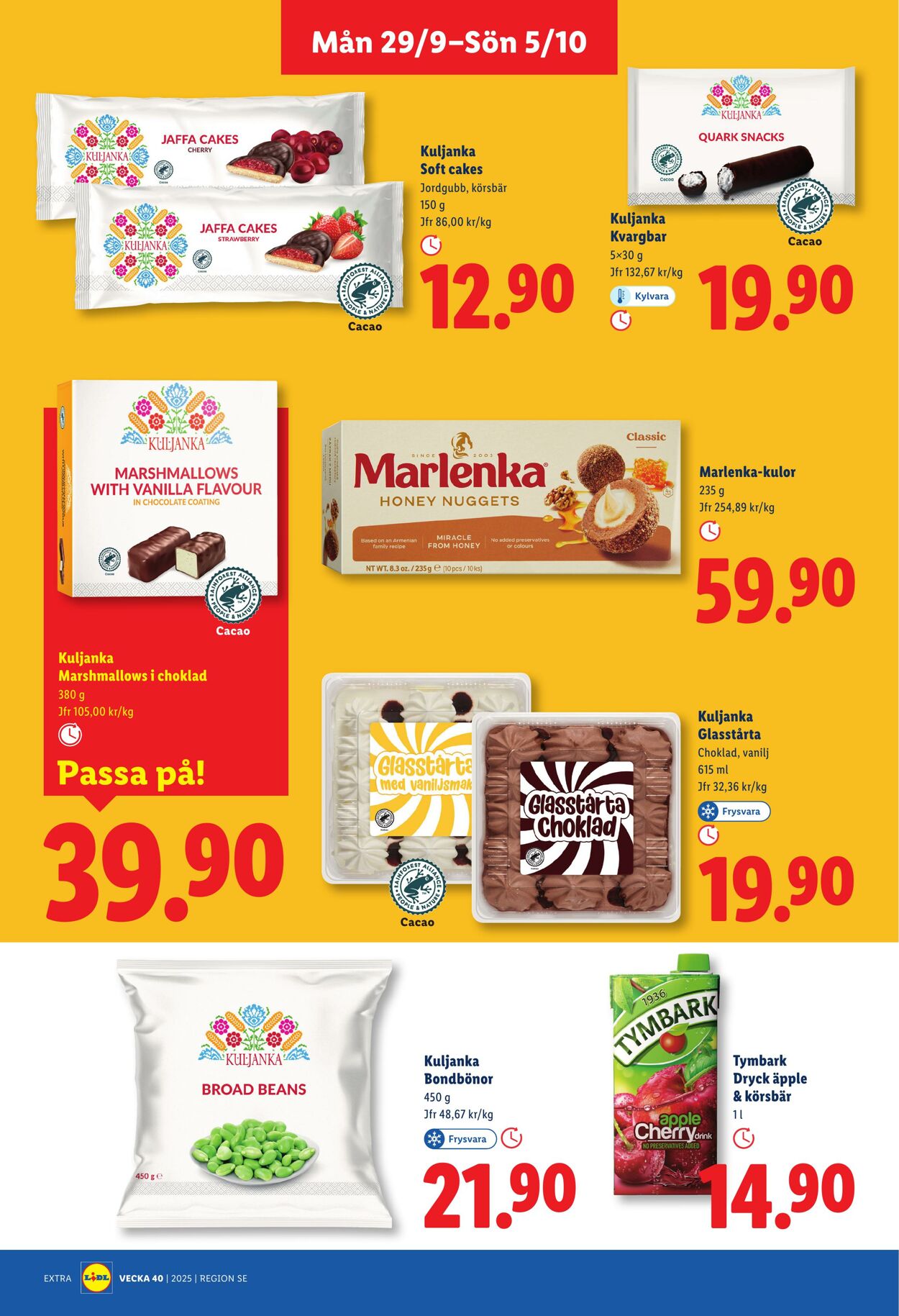 Erbjudanden Lidl 29.09.2025 - 05.10.2025