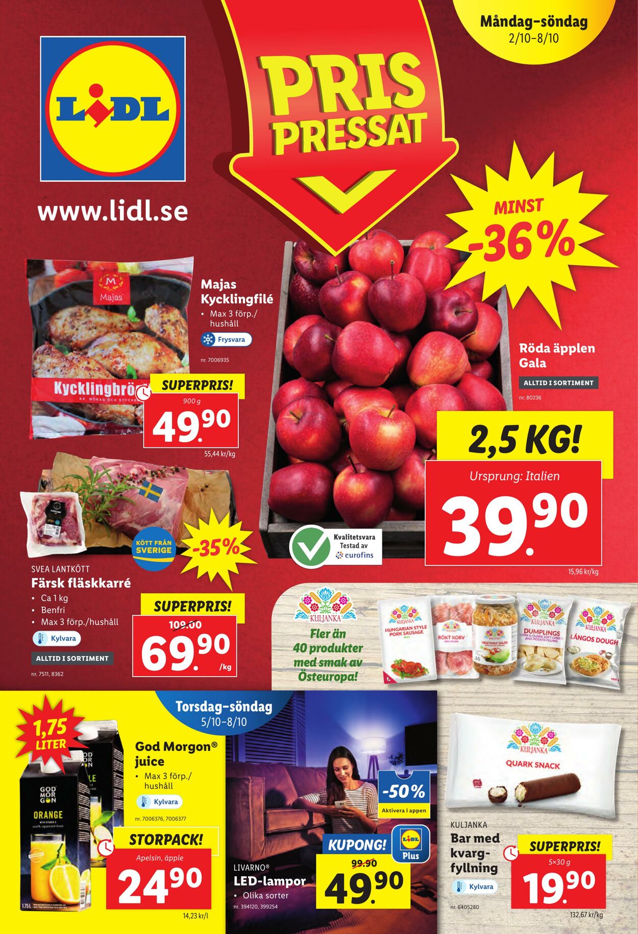 Erbjudanden Lidl 02.10.2023 - 08.10.2023