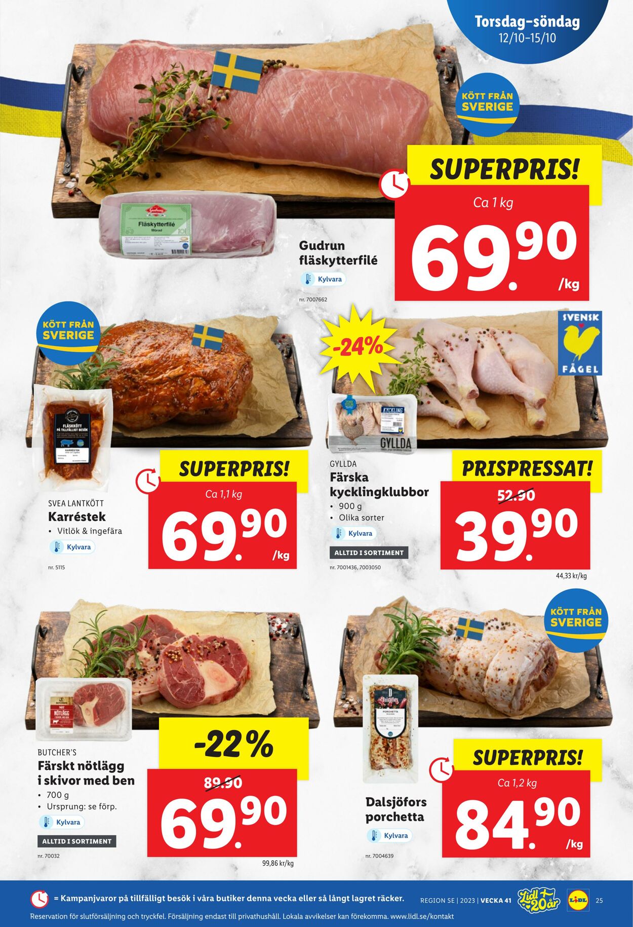 Erbjudanden Lidl 09.10.2023 - 15.10.2023