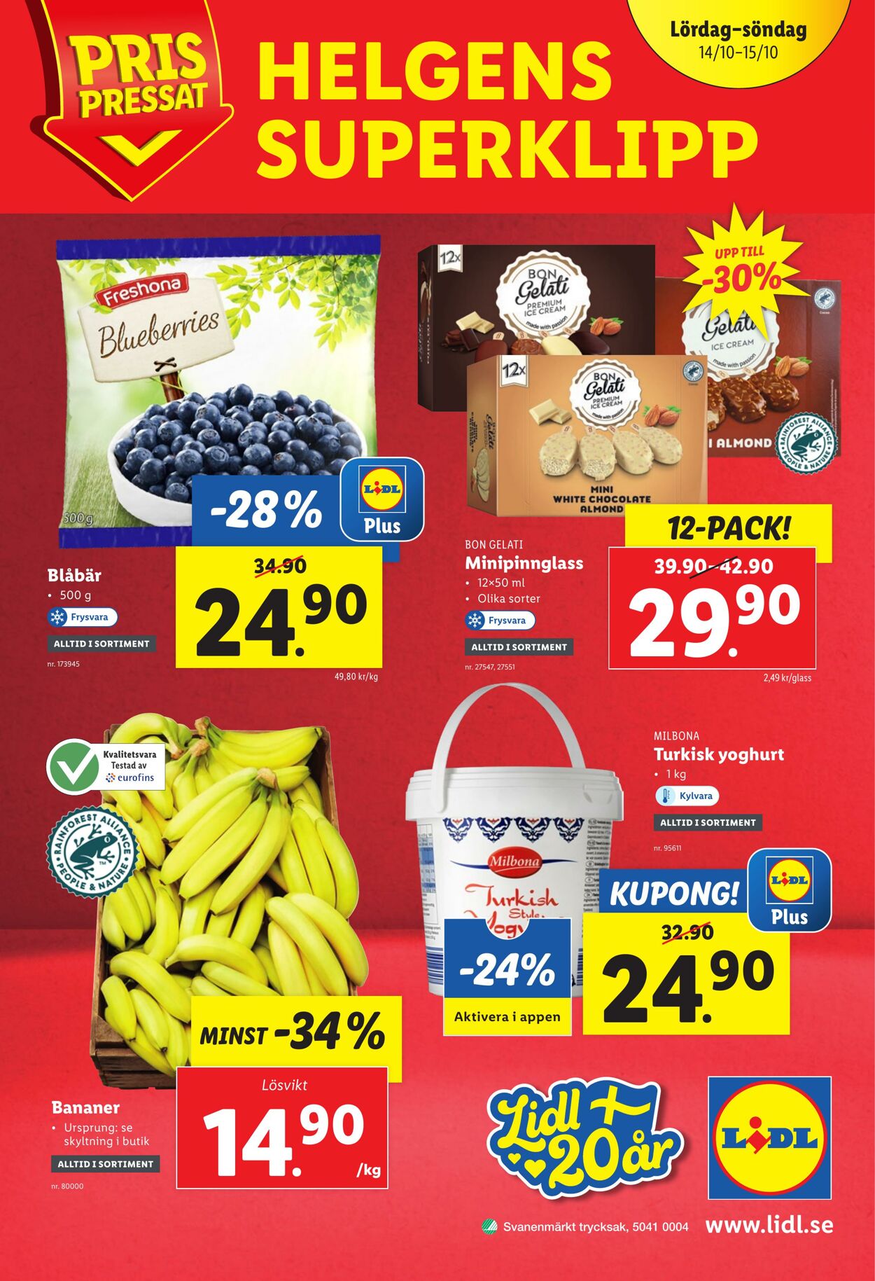 Erbjudanden Lidl 09.10.2023 - 15.10.2023