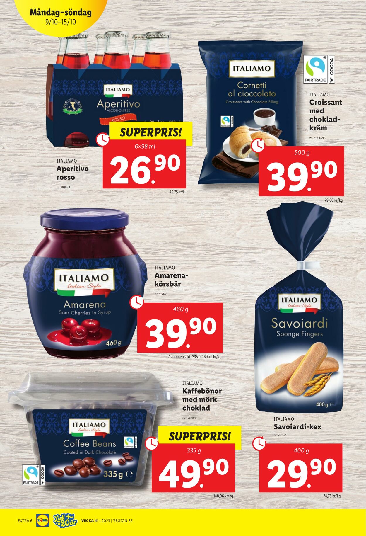 Erbjudanden Lidl 09.10.2023 - 15.10.2023