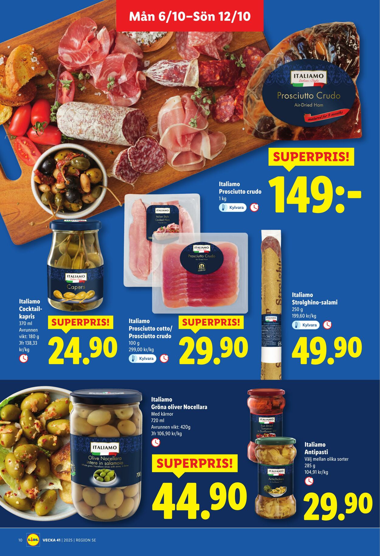Erbjudanden Lidl 06.10.2025 - 12.10.2025