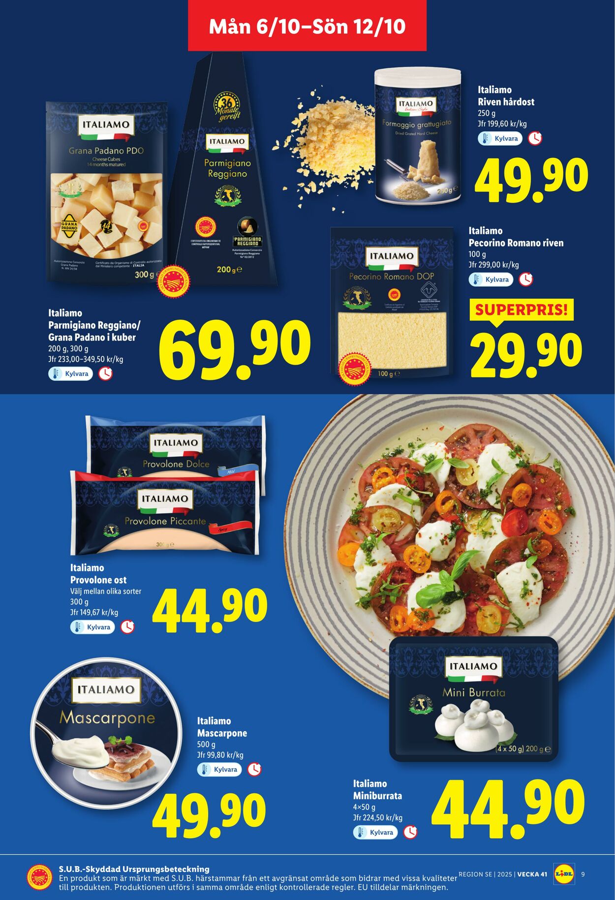 Erbjudanden Lidl 06.10.2025 - 12.10.2025