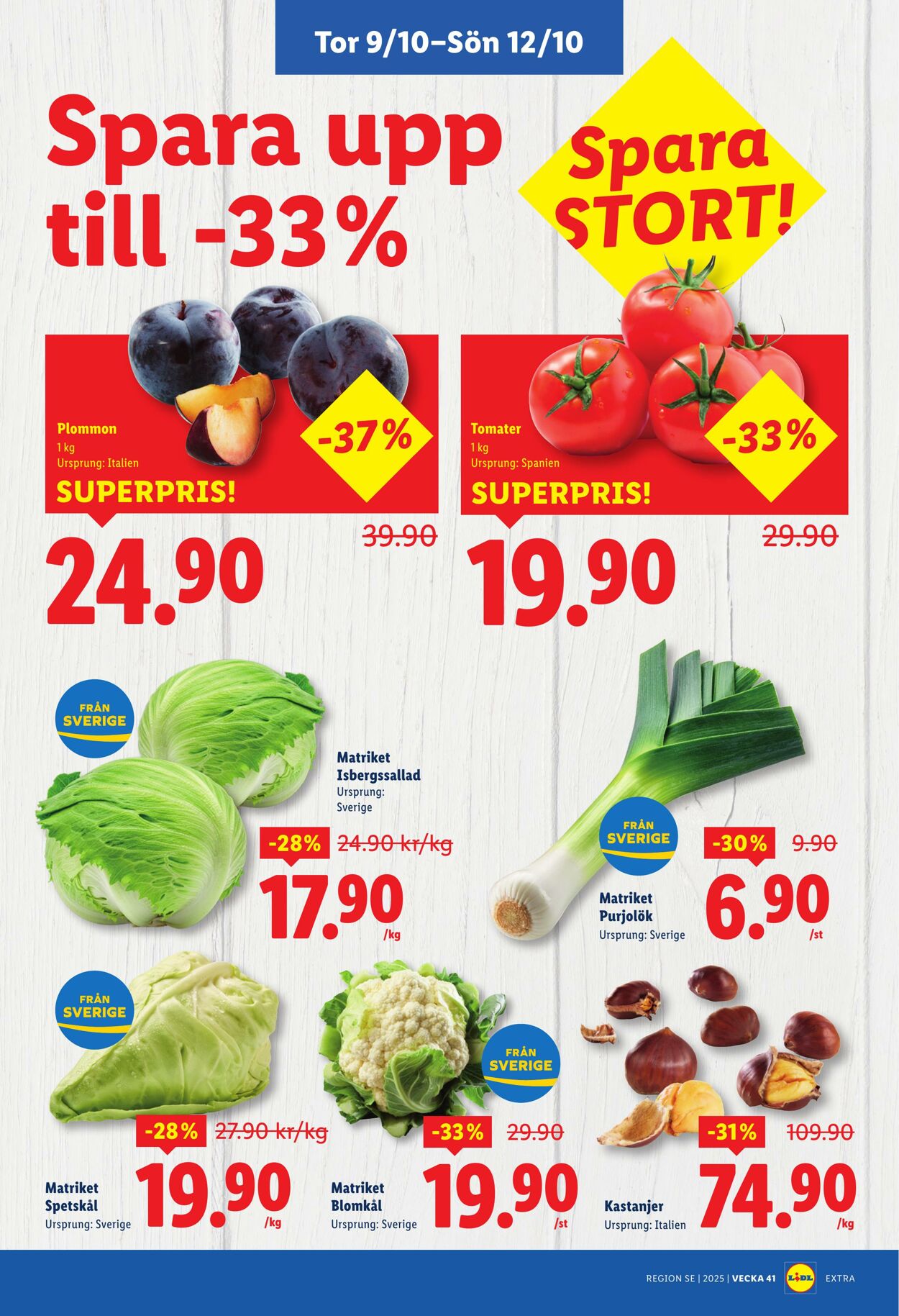 Erbjudanden Lidl 06.10.2025 - 12.10.2025